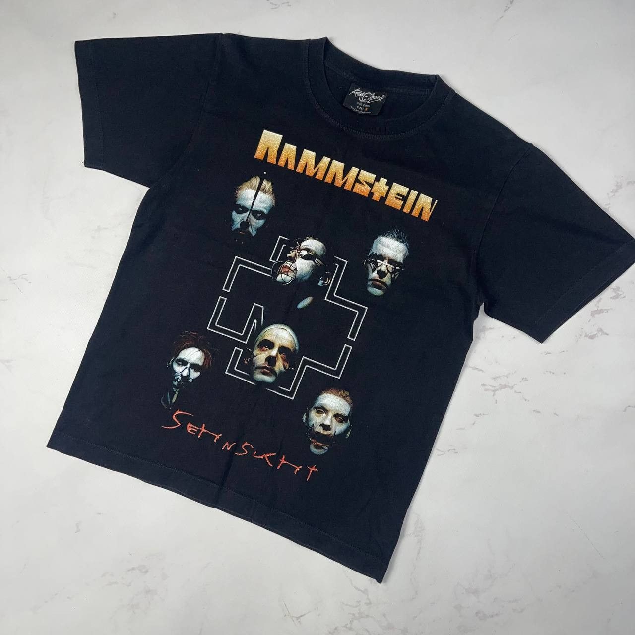 Vintage Vintage X Band Tees 90s Rammstein Sehnsucht T-shirt Sz S Size US S / EU 44-46 / 1 - 2 Thumbnail