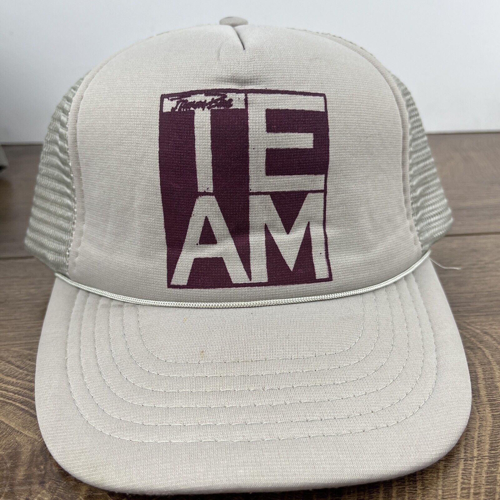 Other TEAM Hat TEAM Gray Hat Adjustable Snapback Adult Size Hat Gr Size ONE SIZE - 2 Thumbnail