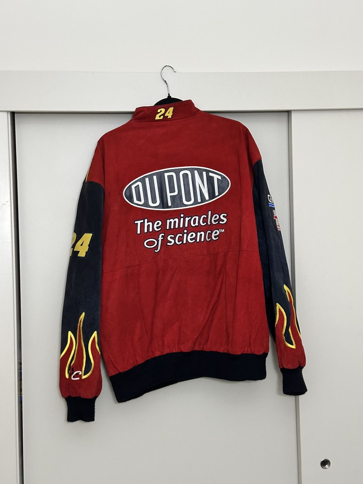 DuPont Vintage NASCAR Jeff Gordon Dupont Racing Jacket Size US XXL / EU 58 / 5 - 4 Thumbnail
