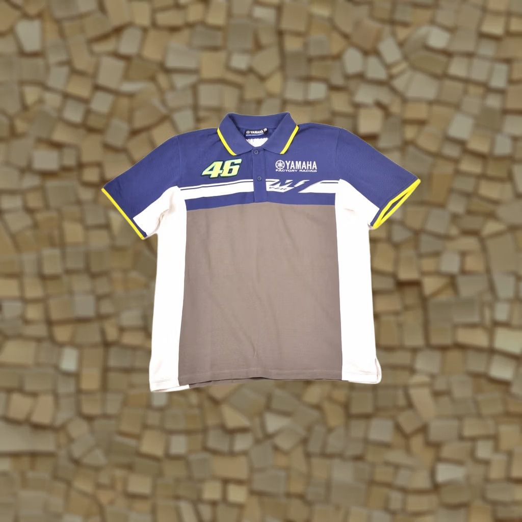 Yamaha Yamaha VR46 YZR Polo Shirt Size L Mens Multicolor Racing Valentino Rossi VR46 YZR Polo Shirt Size US L / EU 52-54 / 3 - 1 Thumbnail
