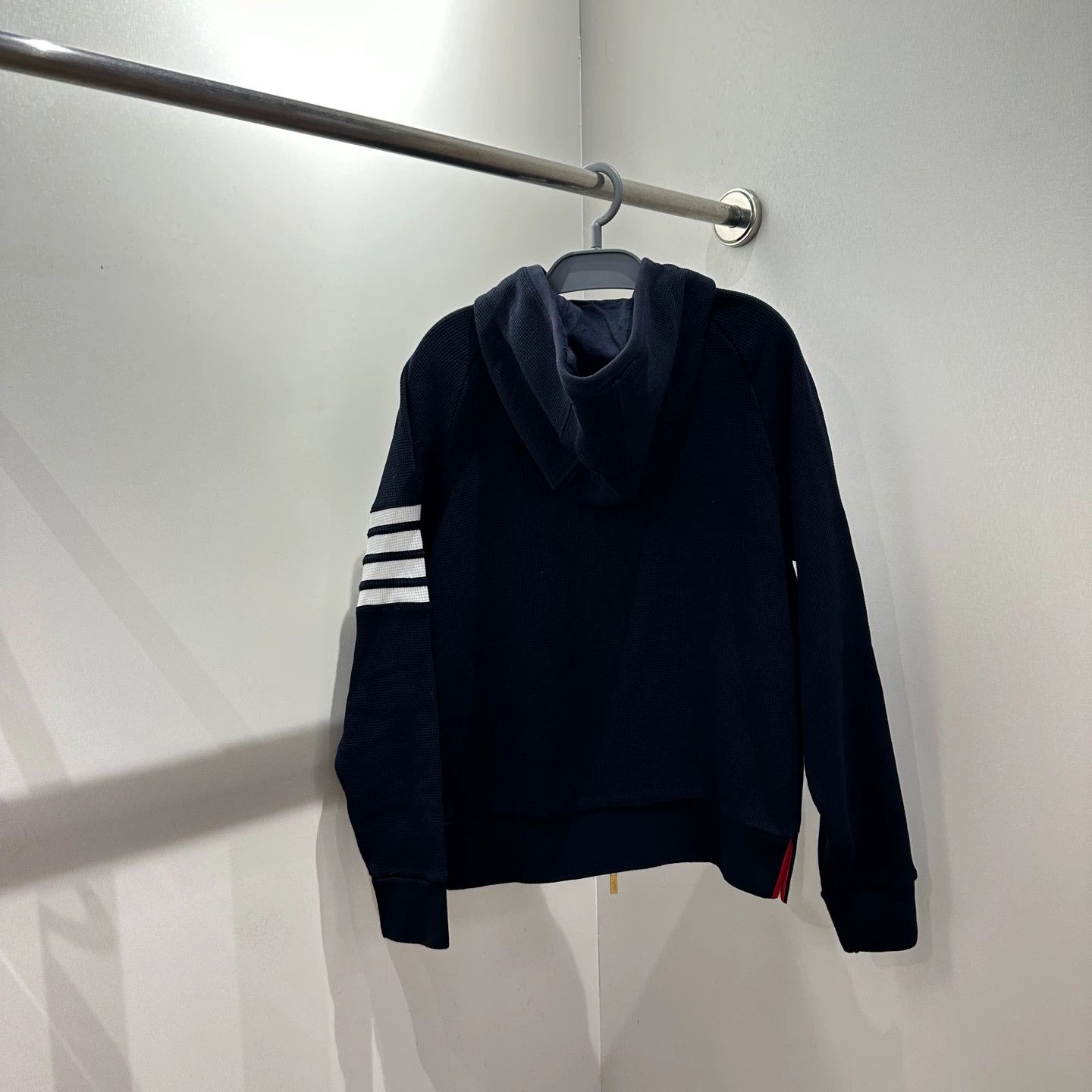 Thom Browne TB Apr495 Waffle 4-Stripe Zip Jkt Cotton 2 Size US M / EU 48-50 / 2 - 2 Thumbnail