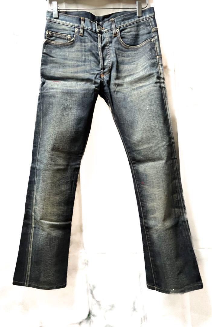 08SS Dior HOMME Undercar Paint Denim