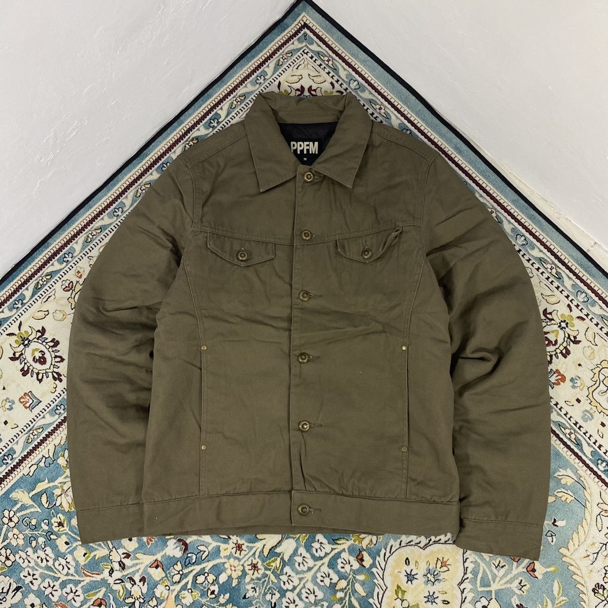 If Six Was Nine × Japanese Brand × PPFM 2000s - PPFM Cotton Trucker Jacket Vintage Size US M / EU 48-50 / 2 - 1 Thumbnail