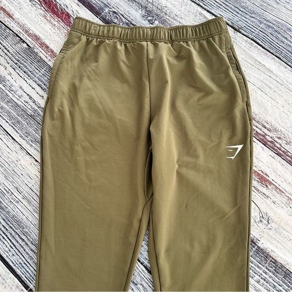 Gymshark Gymshark Men's Olive Performance Jogger Pants Size US 32 / EU 48 - 3 Thumbnail