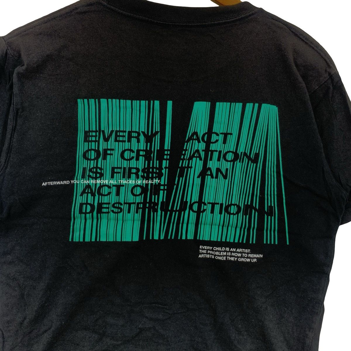 Other GRANIPH ABSTRACT ART Creation Destruction Quote Tee Shirt Size S / US 4 / IT 40 - 7 Thumbnail