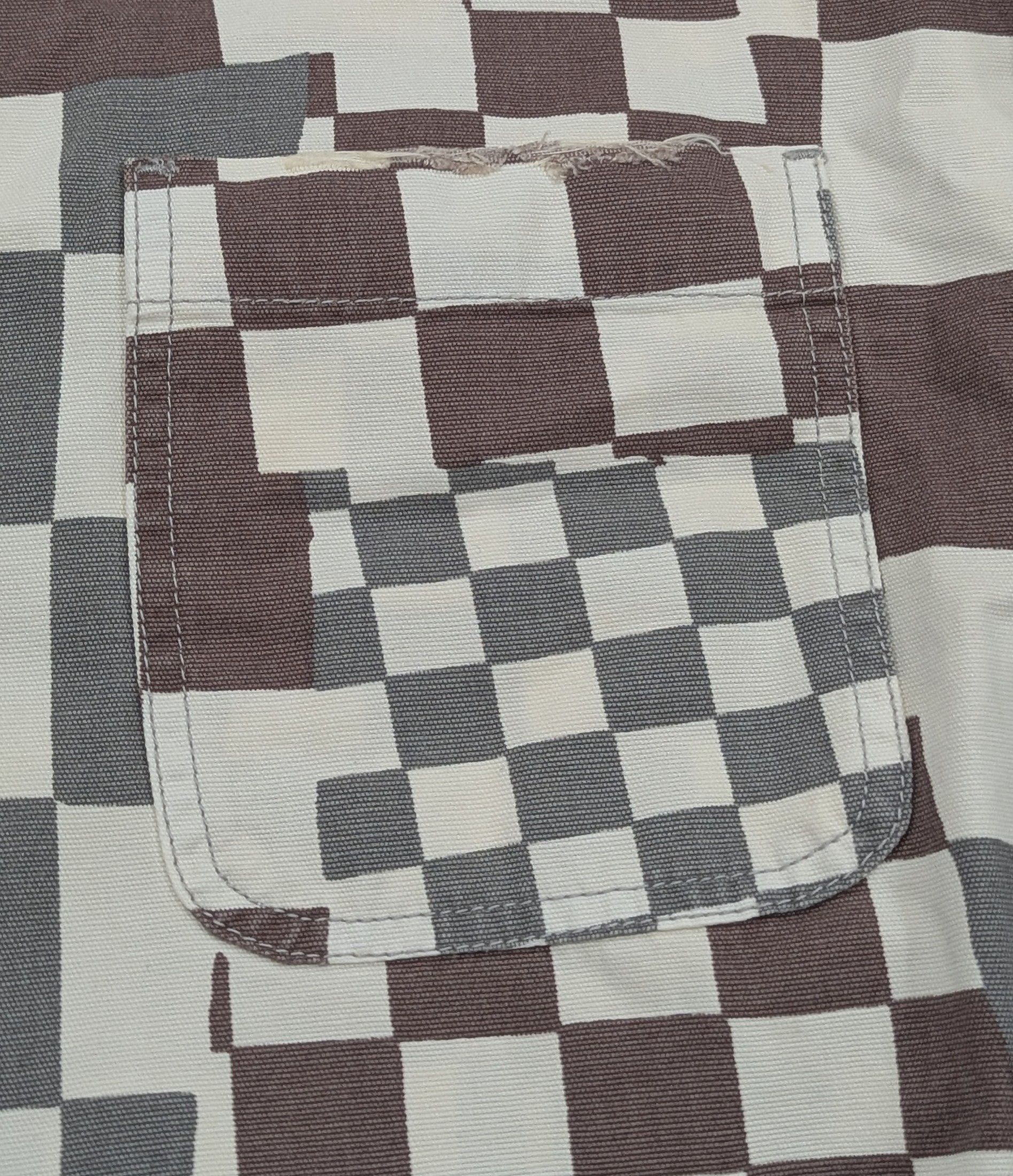 ERL ERL Checkered Cotton Canvas Jacket Multi Large Size US L / EU 52-54 / 3 - 3 Thumbnail
