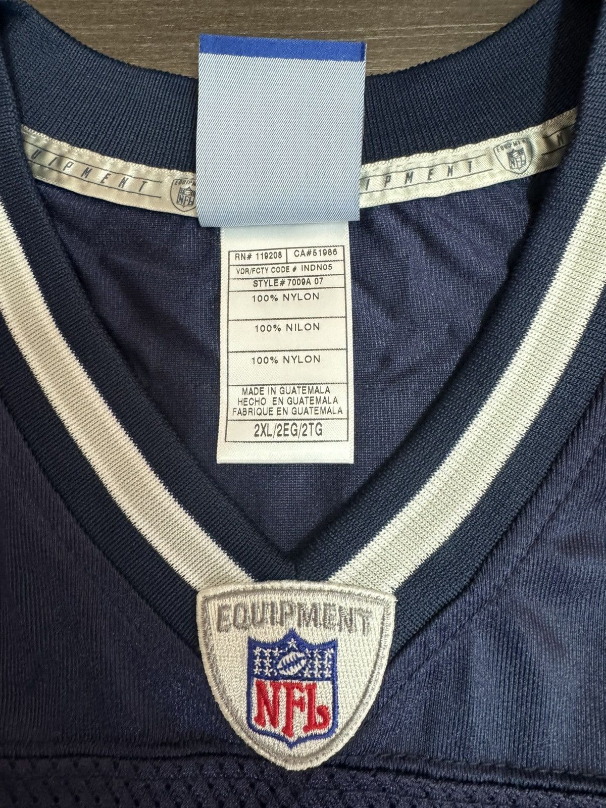 Reebok DeMarcus Ware #94 Dallas Cowboys NFL Equipment Home Jersey Size US XXL / EU 58 / 5 - 5 Thumbnail