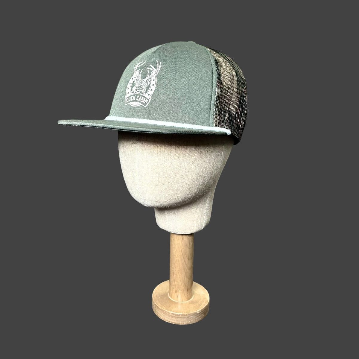 Other Duck Camp Men’s Thyme Green Retro Trucker Hat Sz OS Size ONE SIZE - 7 Thumbnail