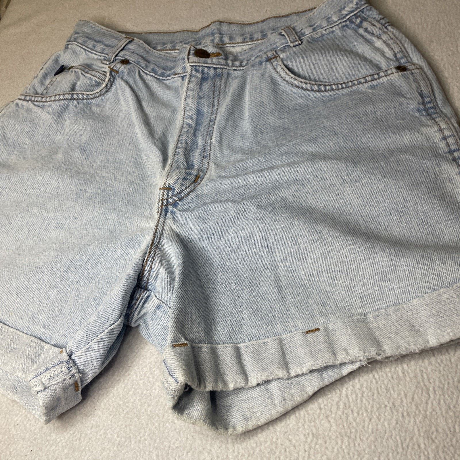 Other VTG 90s Chic Denim Shorts Size 13 High Waisted Light Wash Size 34" / US 12 / IT 48 - 3 Thumbnail