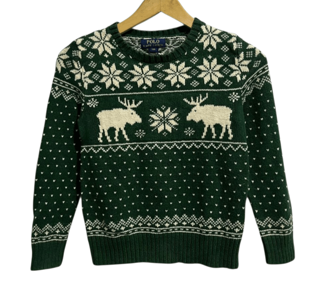 Polo Ralph Lauren Hand-Knit Merino Sweater Size US S / EU 44-46 / 1 - 1 Thumbnail