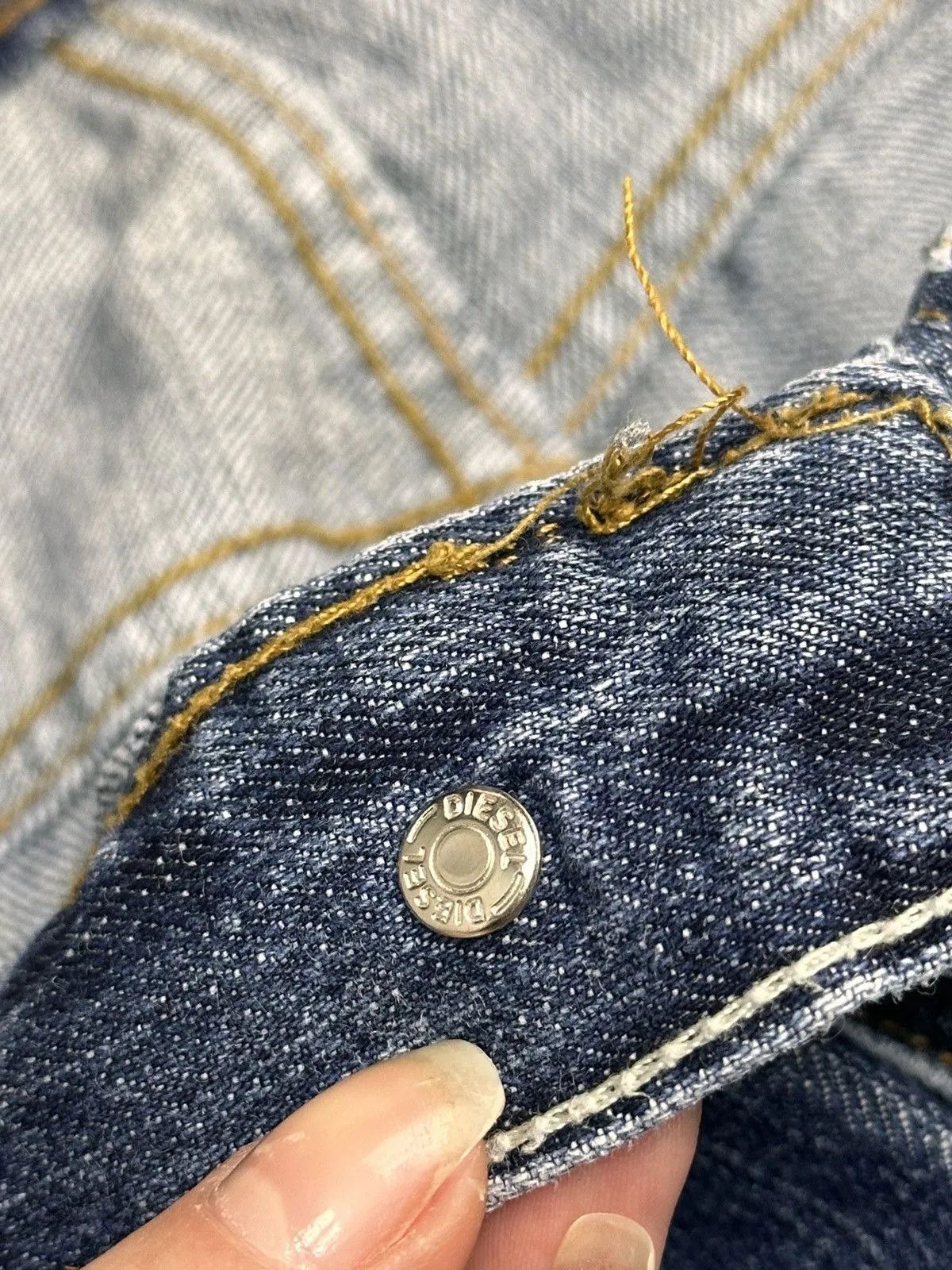 Diesel Vintage Diesel Bontage Denim Cargo Pants Avantgarde Luxury Size US 38 / EU 54 - 14 Thumbnail
