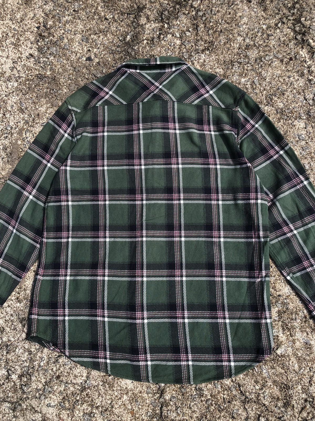 Vintage × Zara Zara Double Pocket Plaid Relaxed Fit Flannel Size US L / EU 52-54 / 3 - 10 Thumbnail