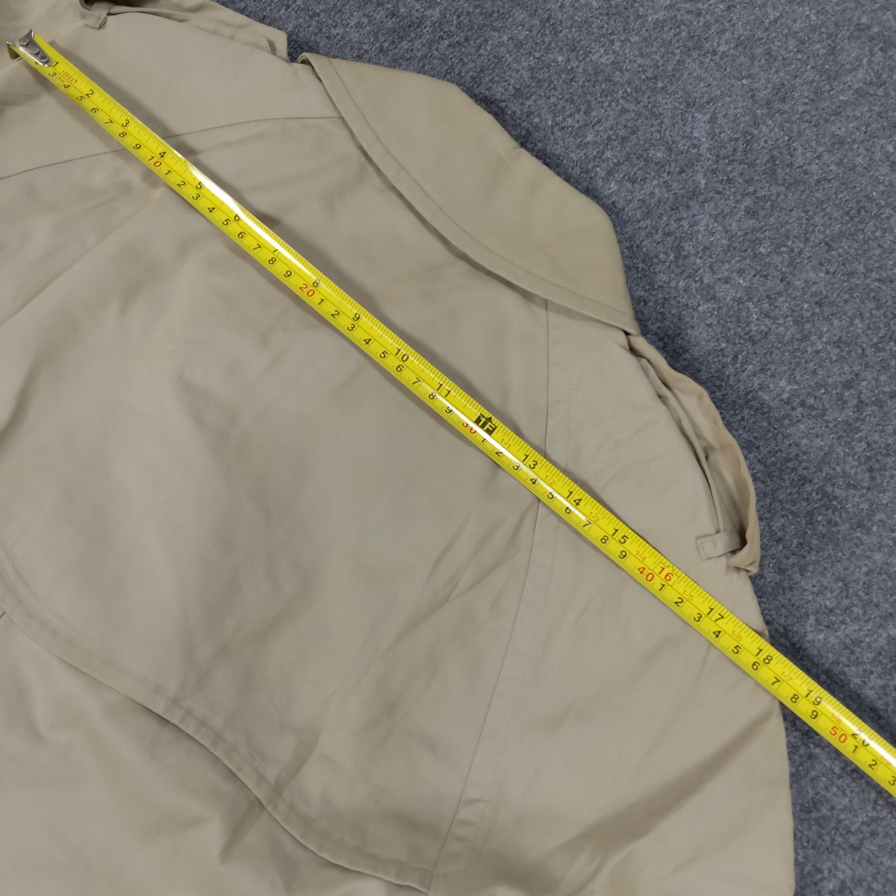 Burberry × Vintage Burberry Nova Check Rare Design Trench Coat Jacket Size US M / EU 48-50 / 2 - 7 Thumbnail