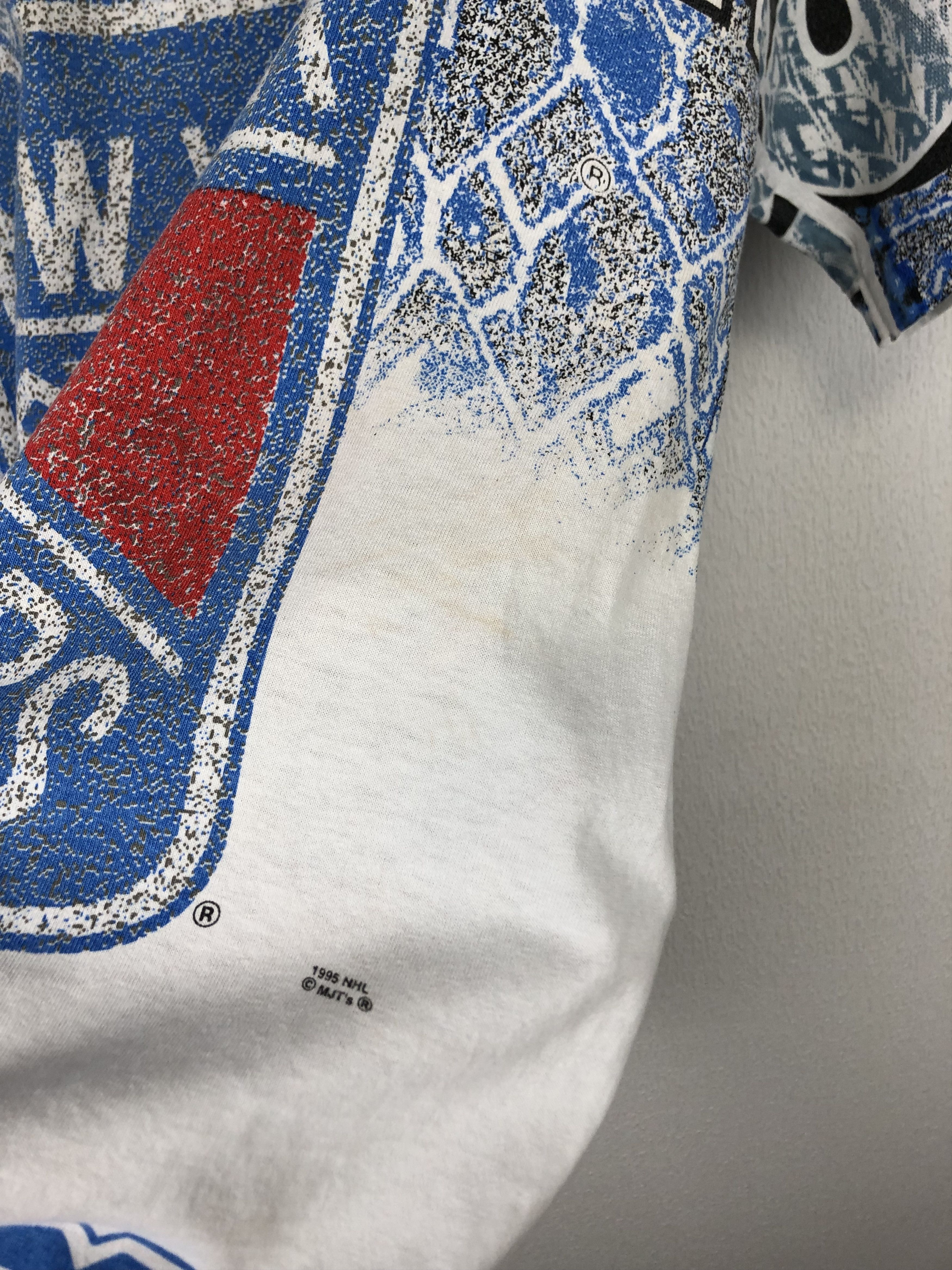 Vintage Vintage New York Rangers NHL Shirt Over Print Mens Tee Size US M / EU 48-50 / 2 - 8 Thumbnail