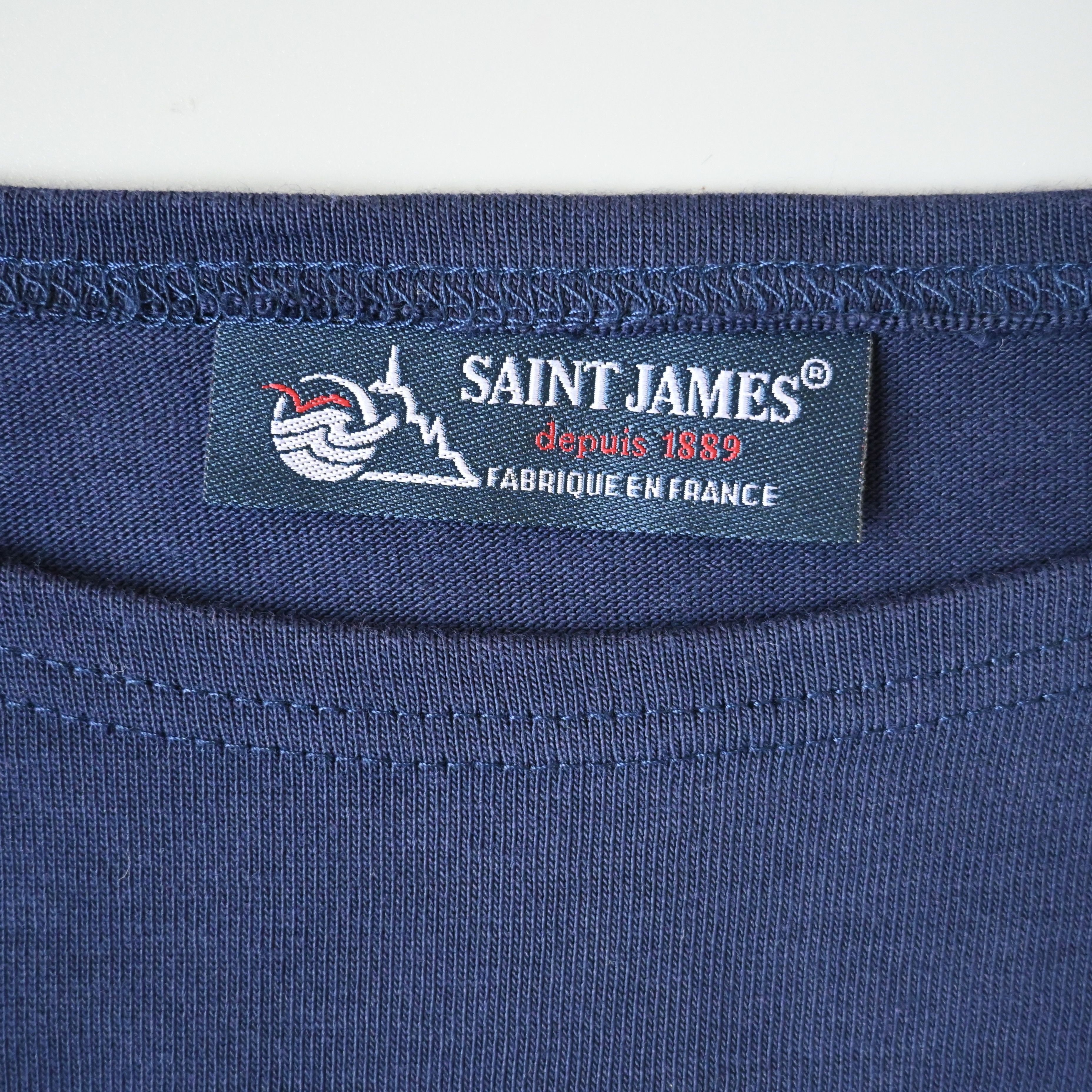 Saint James EXCELLENT, SAINT JAMES "NAVAL" authentic sailor shirt, 1/XS Size US XS / EU 42 / 0 - 9 Thumbnail