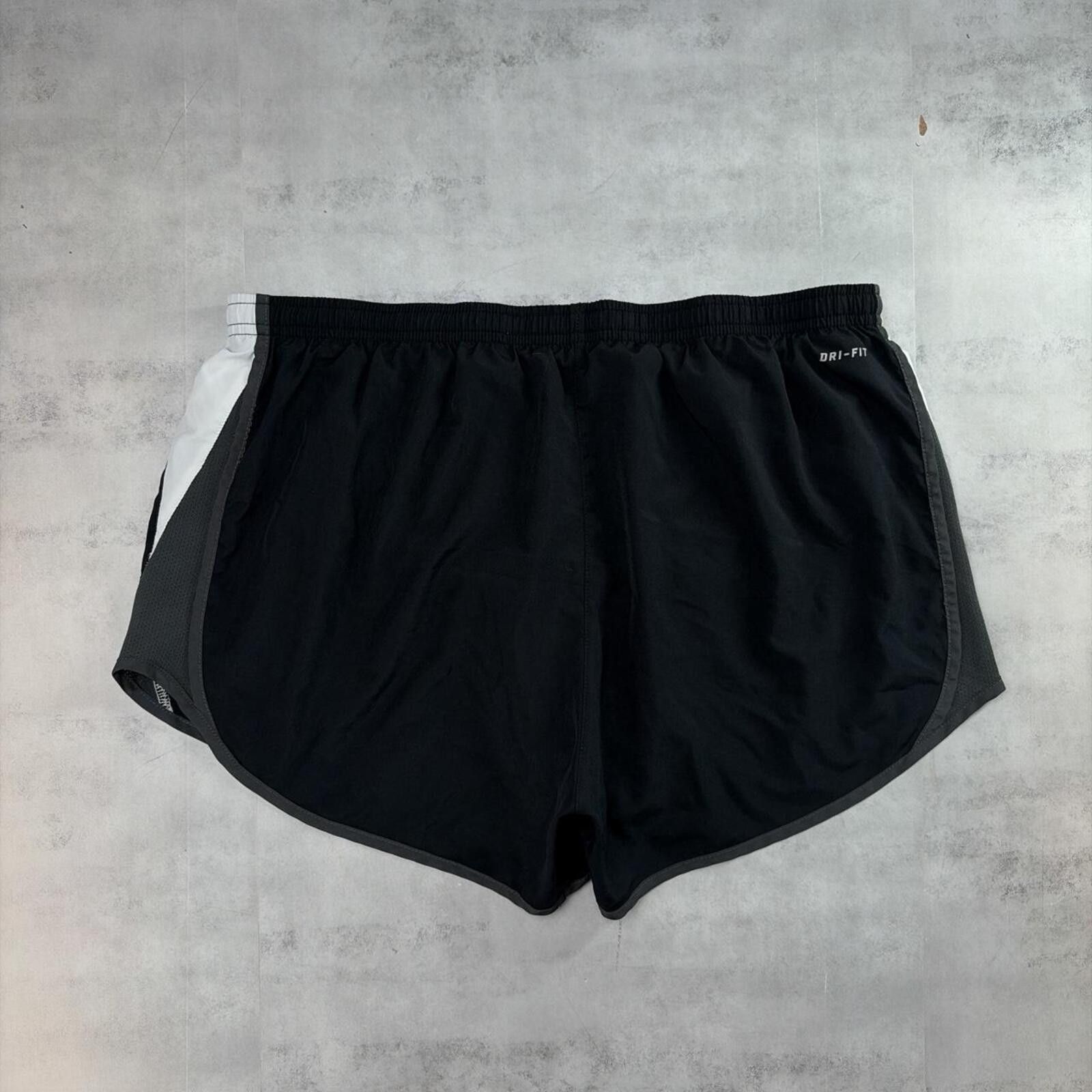 Nike Y2K Black Nike Swoosh Dri Fit Running Mini Shorts Size 36" / US 14 / IT 50 - 5 Thumbnail