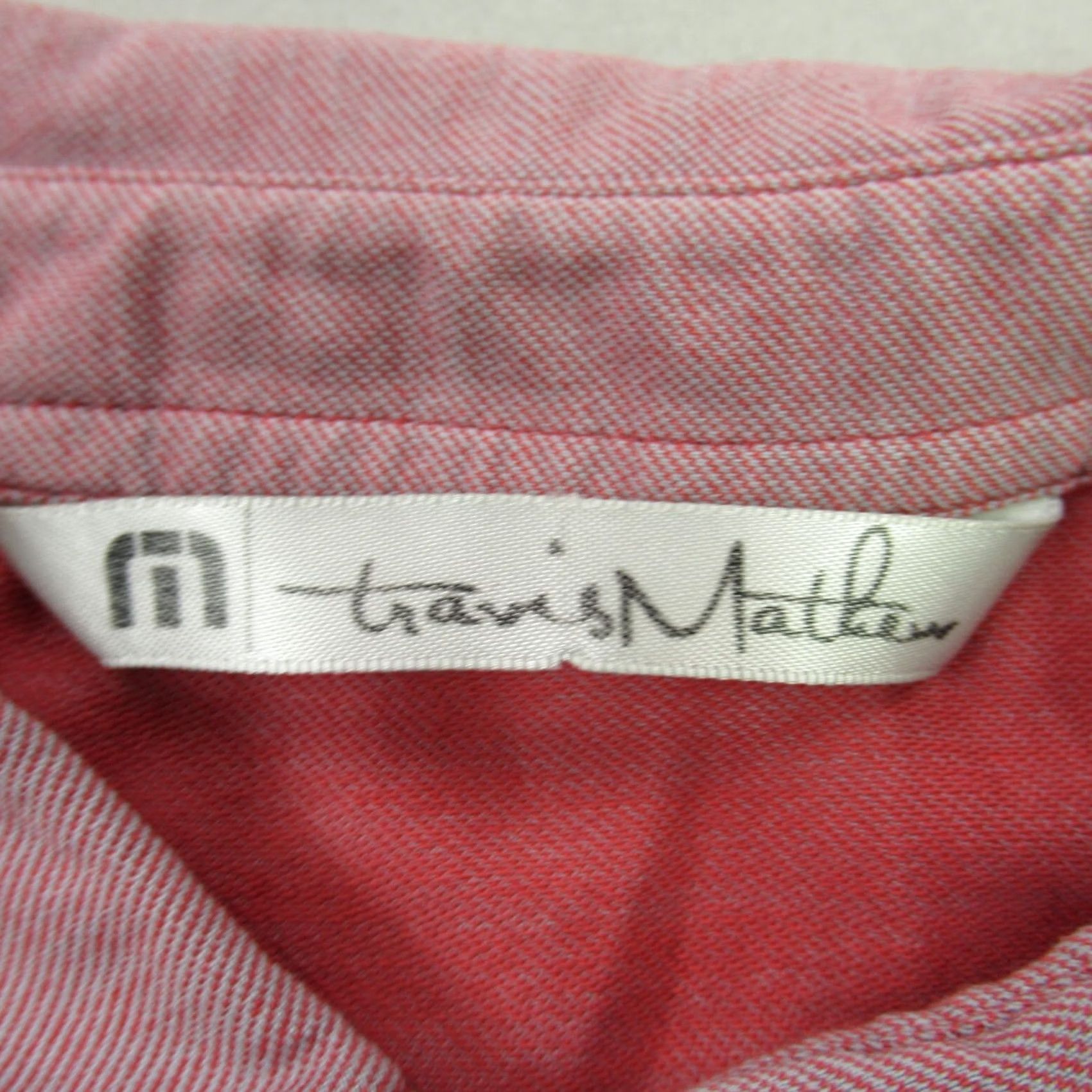 TravisMathew Travis Mathew Shirt Mens Medium Short Sleeve Outdoors Golfer Pink Polo Size US M / EU 48-50 / 2 - 4 Thumbnail