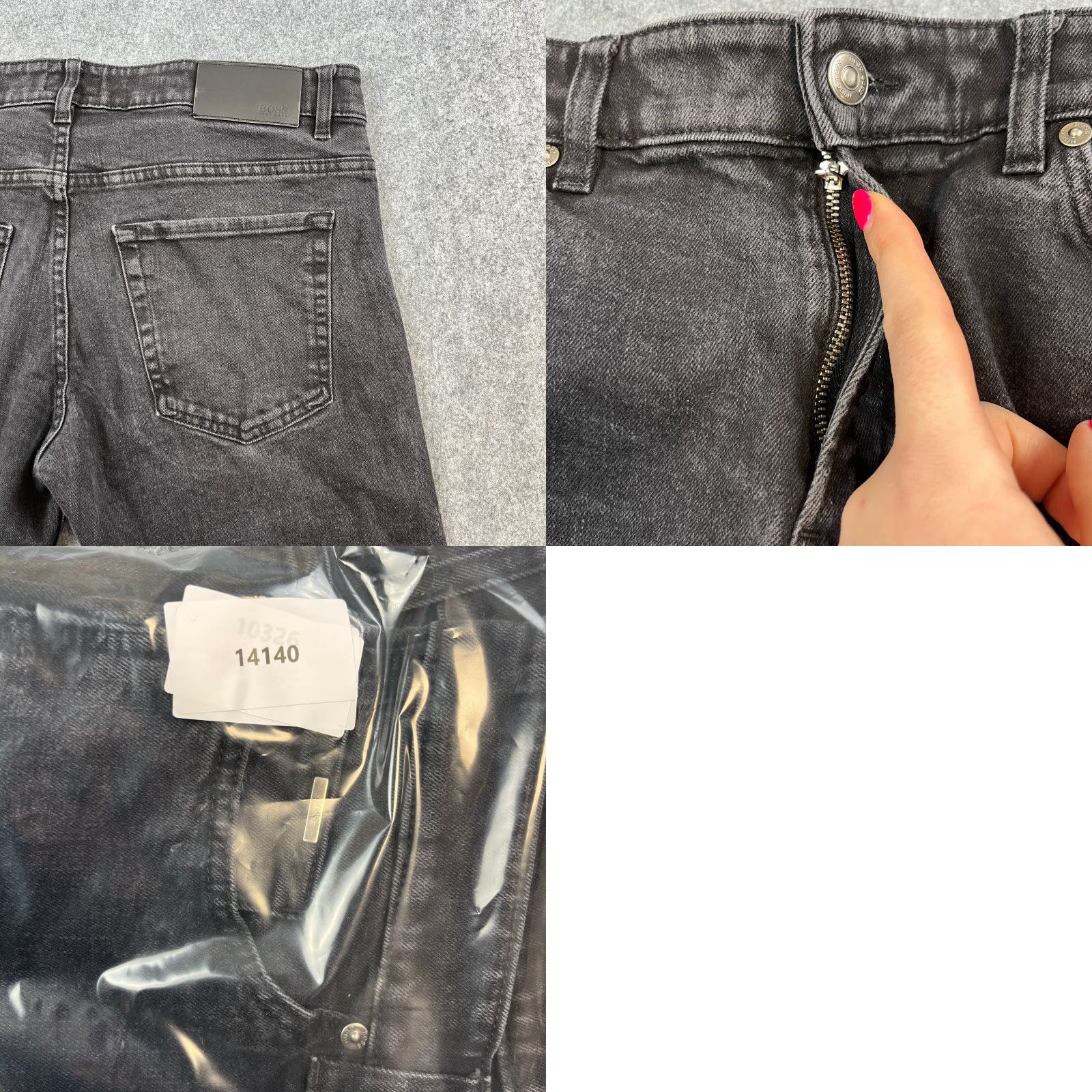 Hugo Boss HUGO BOSS Jeans Slim Delaware 3 Dark Wash Grey Denim 34 Slim Fit 5-Pocket Mens Regular Size 34 Overall Stretching Comfort Ready to Wear Size US 34 / EU 50 - 9 Thumbnail