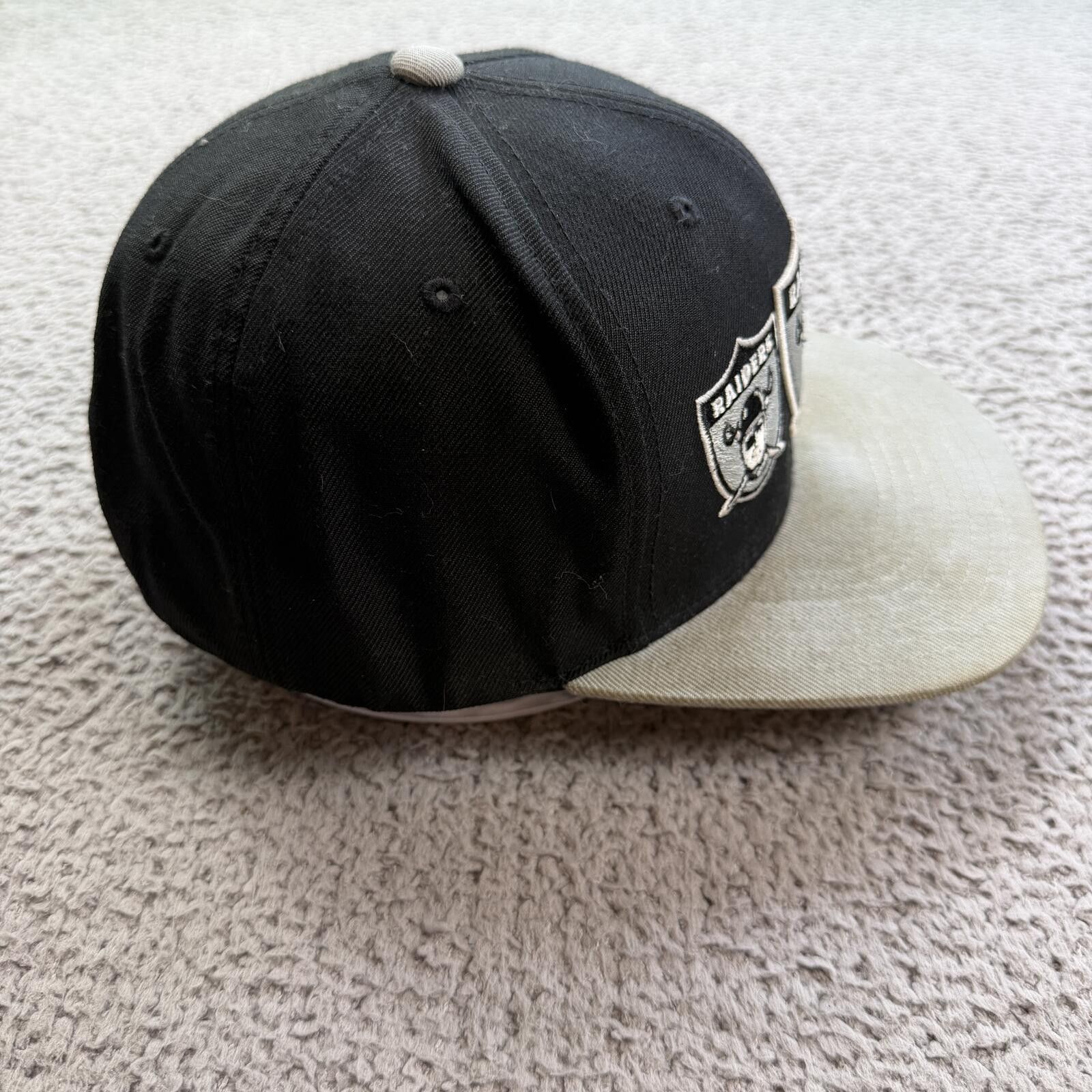 Mitchell & Ness Mitchell & Ness Las Vegas Raiders Snapback Hat Black NFL Size ONE SIZE - 6 Thumbnail