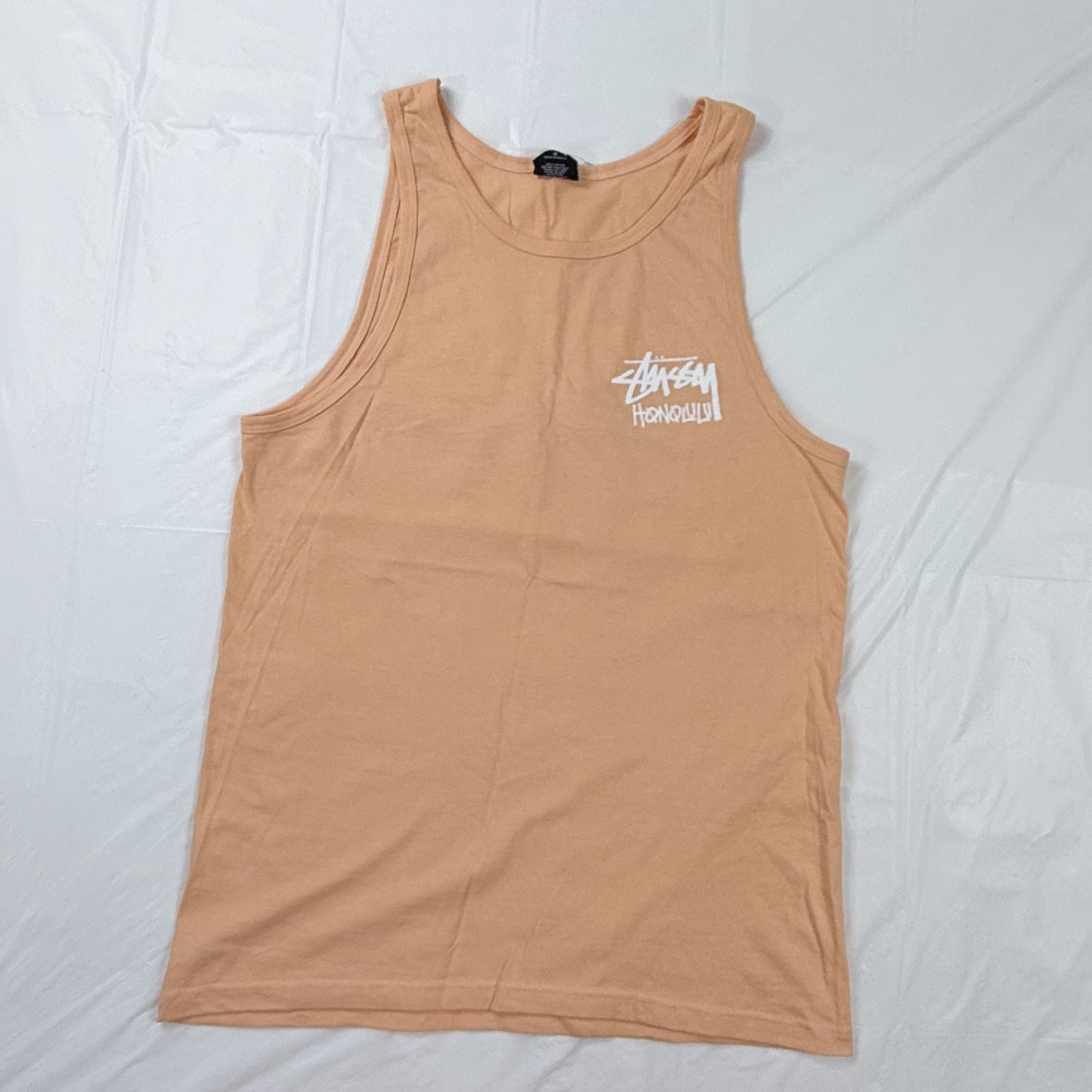 Stussy Stussy Honolulu Tank Top Mens Medium Sleeveless Shirt Cotton Size US M / EU 48-50 / 2 - 2 Thumbnail