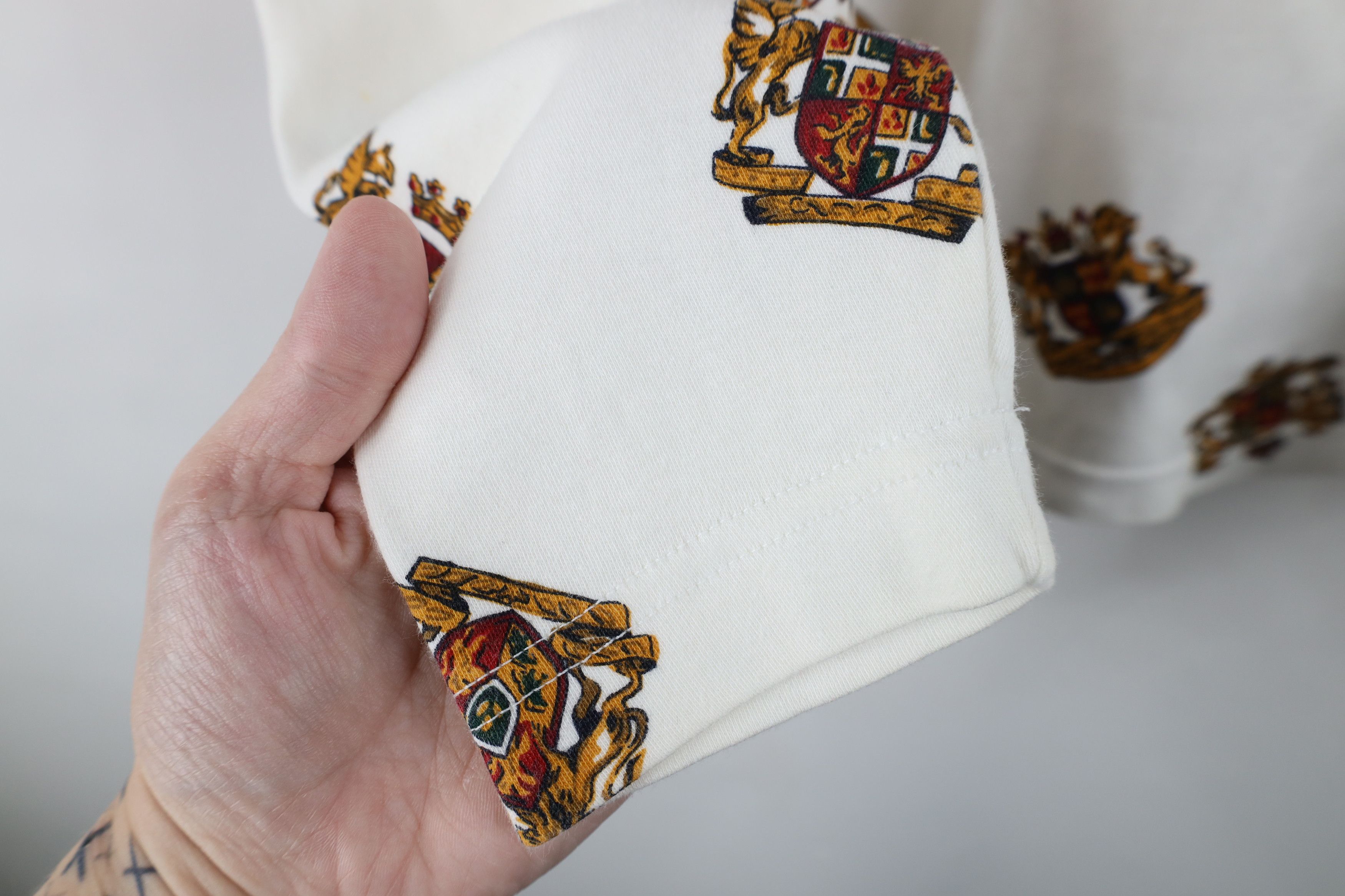 Vintage Vintage 90s Streetwear of Arms Turtleneck T-Shirt Cotton Size M / US 6-8 / IT 42-44 - 6 Thumbnail