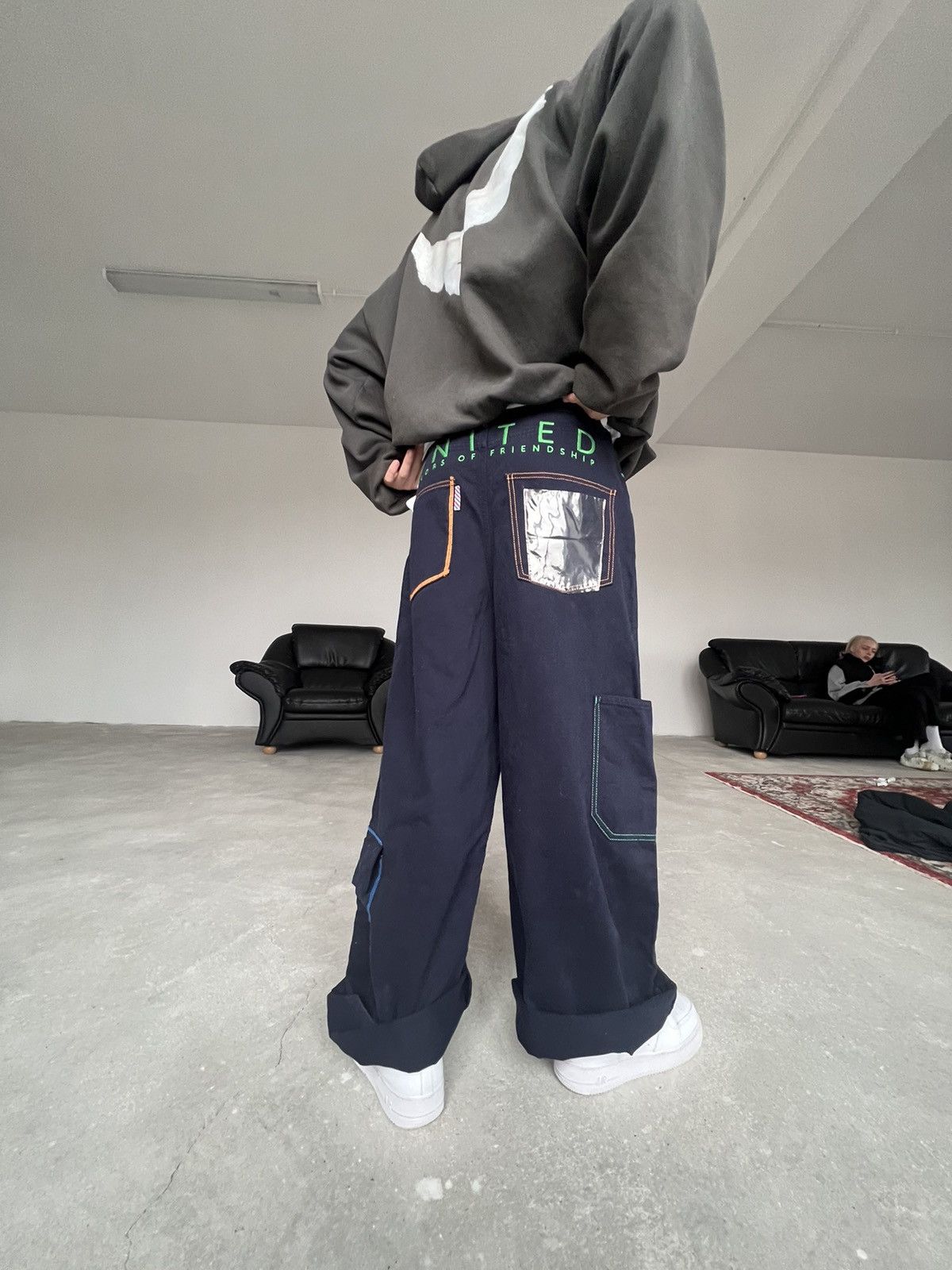 JNCO Vintage Benetton Baggy Jeans Size US 30 / EU 46 - 12 Thumbnail