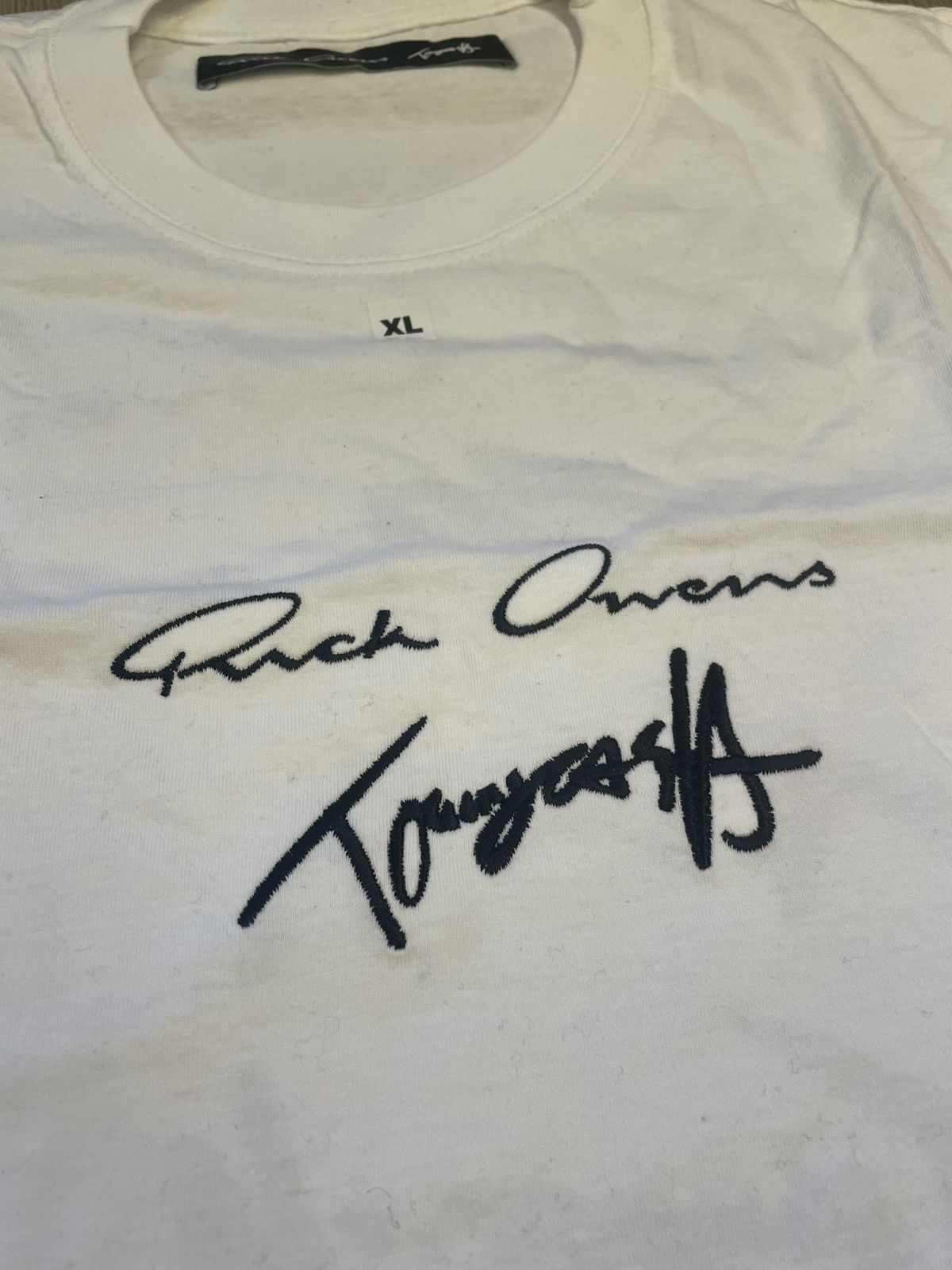 Rick Owens Drkshdw Rick Owens x Tommy Cash Tee Size US XL / EU 56 / 4 - 3 Thumbnail
