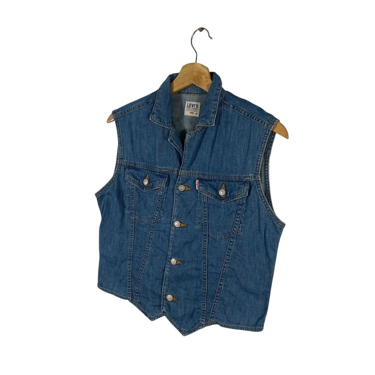 Levi's × Levi's Vintage Clothing Levis For Ladies Vest Denim M Size Blue Colour Size M / US 6-8 / IT 42-44 - 2 Thumbnail