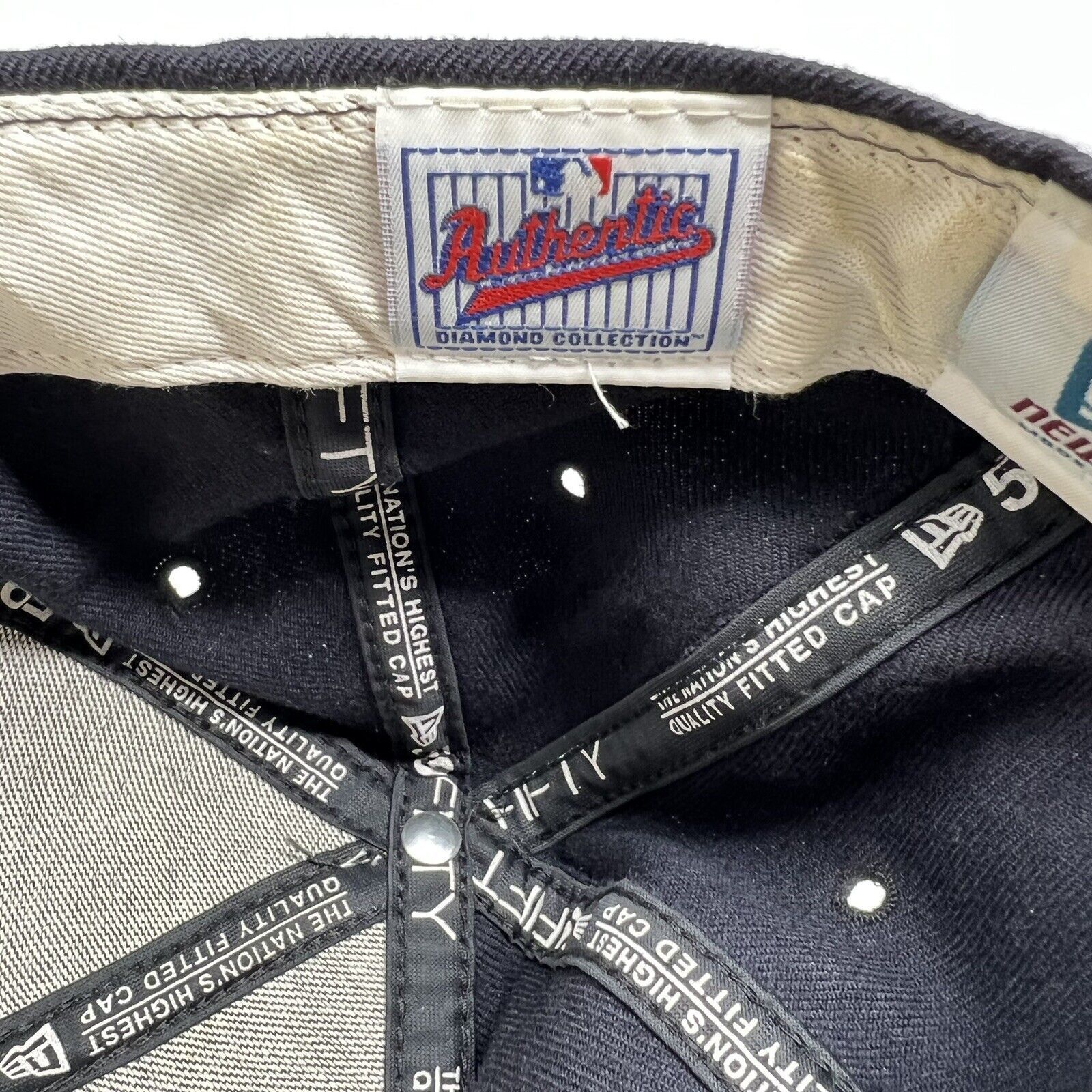 New Era Vtg NY Yankees 1999 World Series Hat New Era 59Fifty size 7 Size ONE SIZE - 6 Thumbnail