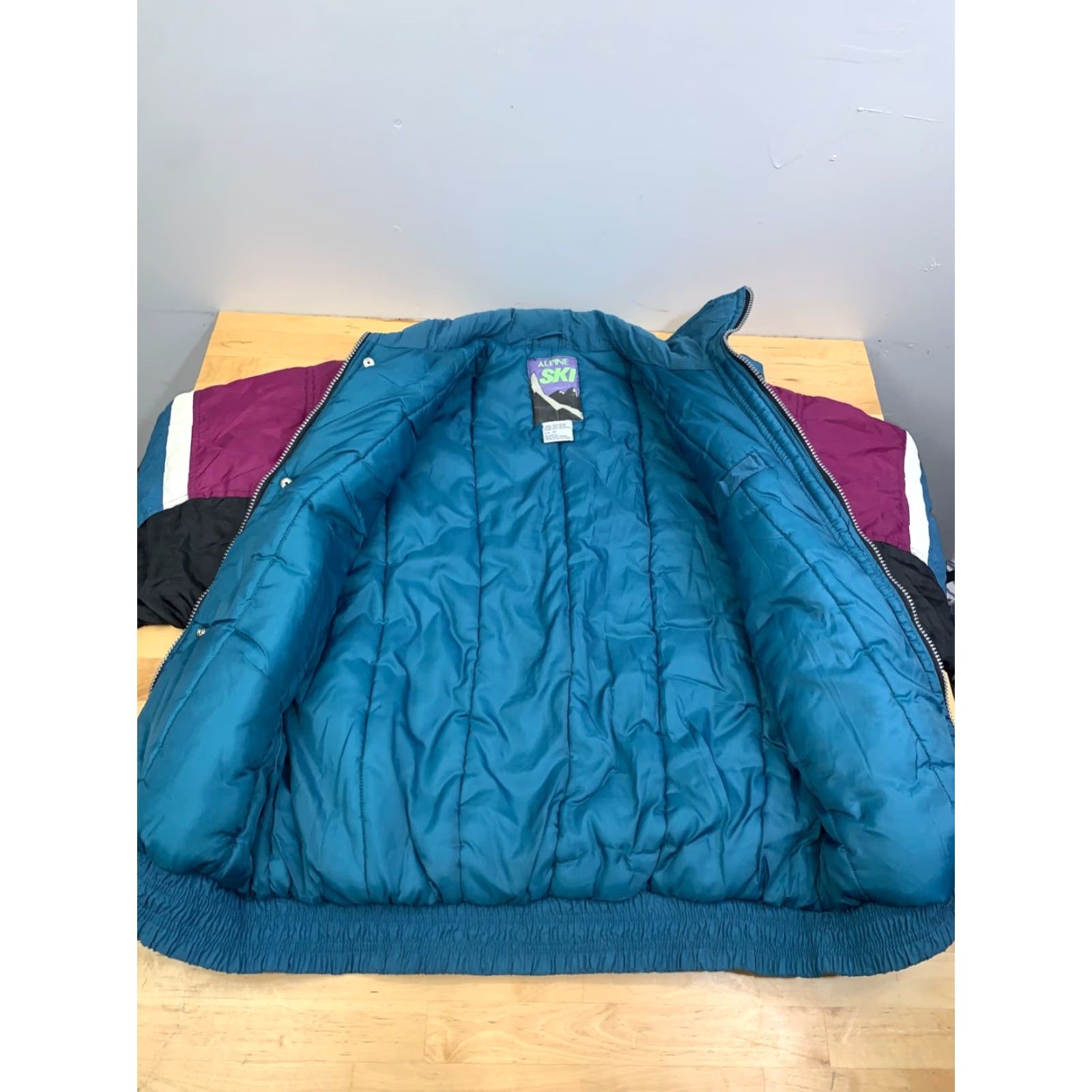 Vintage VINTAGE Alpine Ski Jacket Mens M Green Full Zip Heavy Winter Size US M / EU 48-50 / 2 - 2 Thumbnail