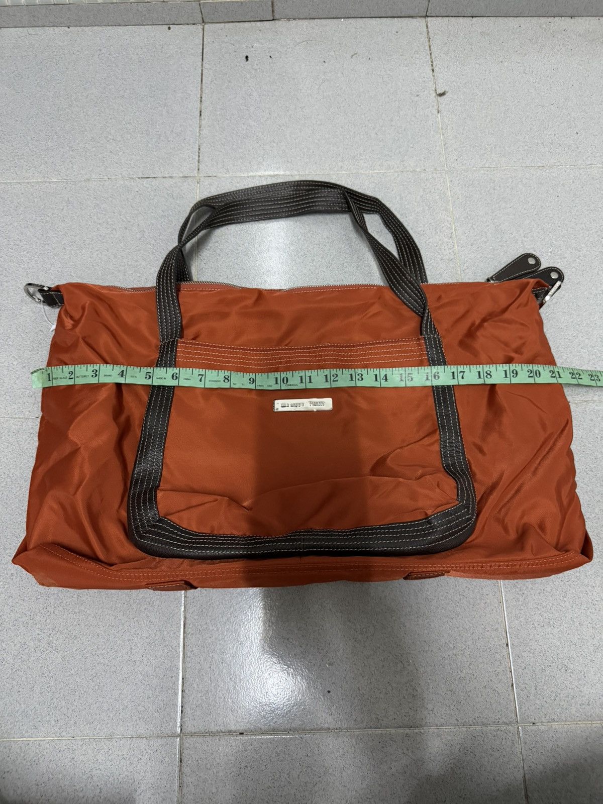 Yohji Yamamoto Vintage Y’saccs Yohji Yamamoto Totebag Orange Size ONE SIZE - 15 Thumbnail