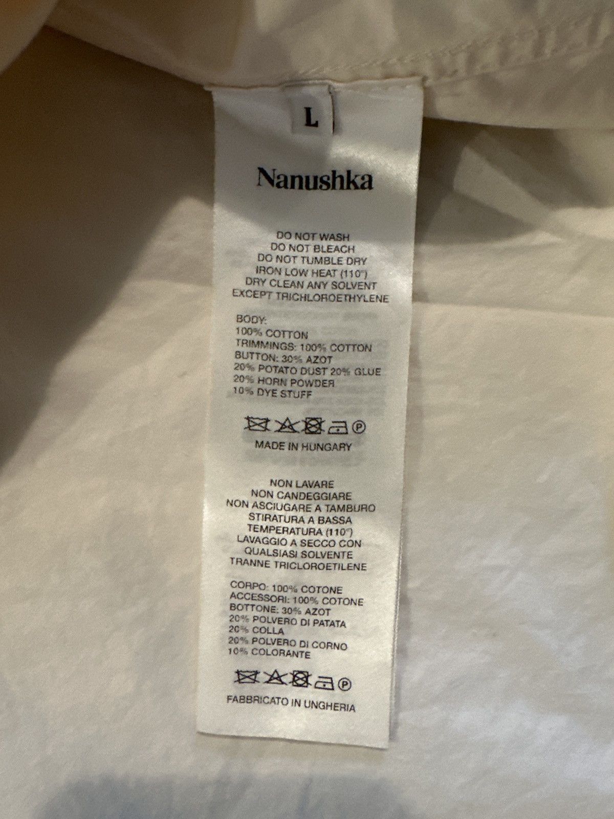 Nanushka Nanushka braided shirt Size US L / EU 52-54 / 3 - 6 Thumbnail