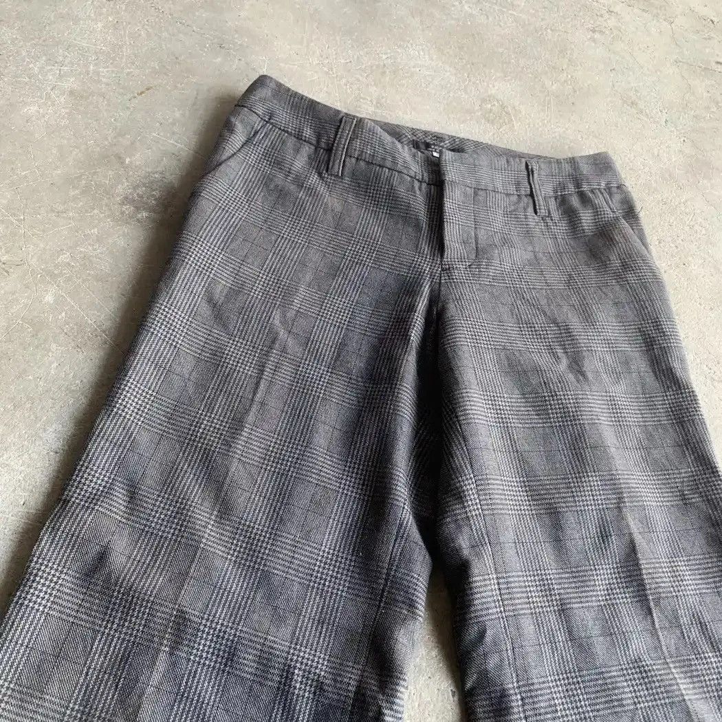 Other Ined Homme By Yohji Yamamoto Check Baggy Wide Leg Pants Size US 29 - 6 Thumbnail