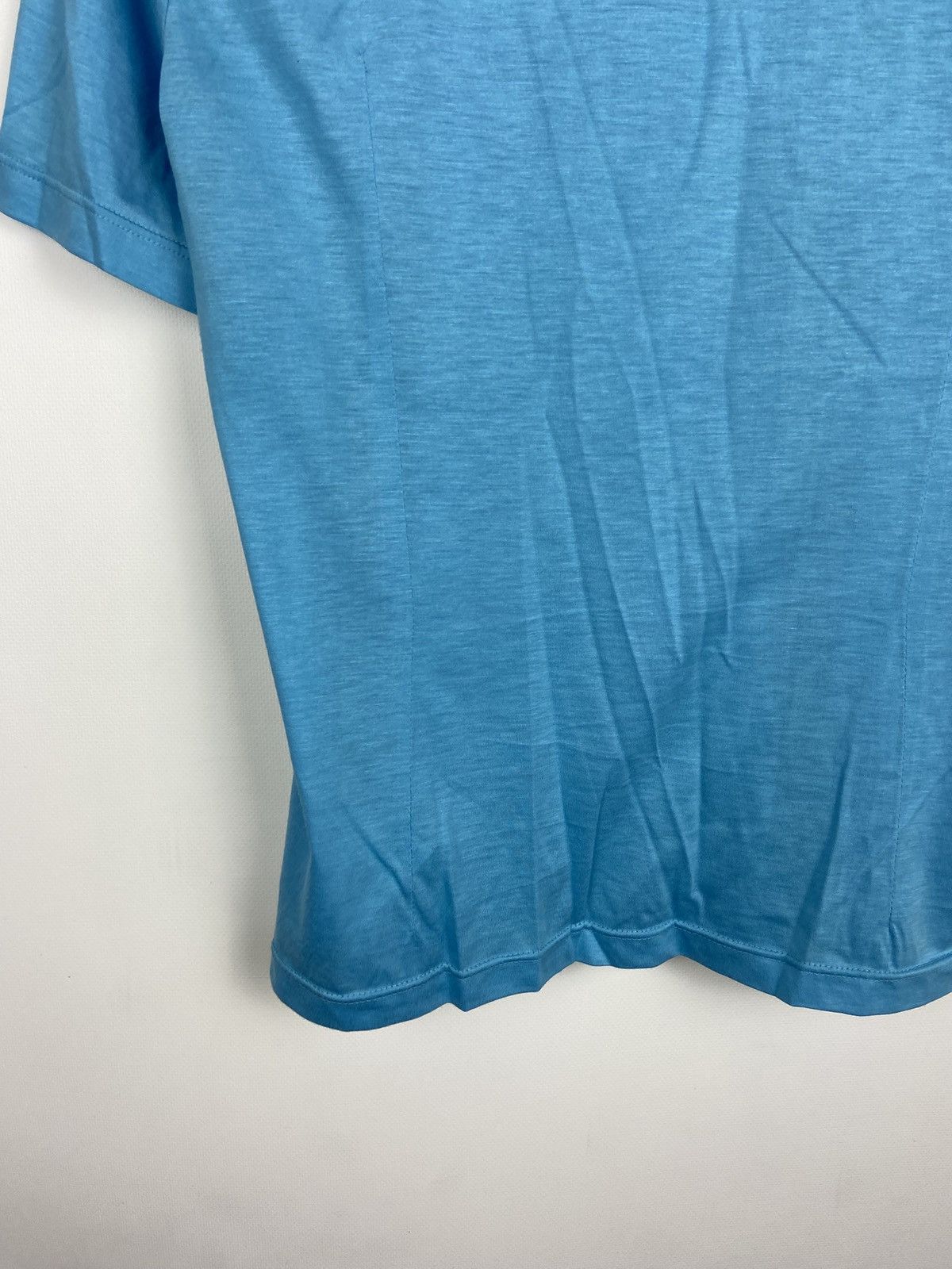 Jil Sander Jil Sander Women's Blue Crewn Neck T-Shirt Sz M Size S / US 4 / IT 40 - 18 Thumbnail
