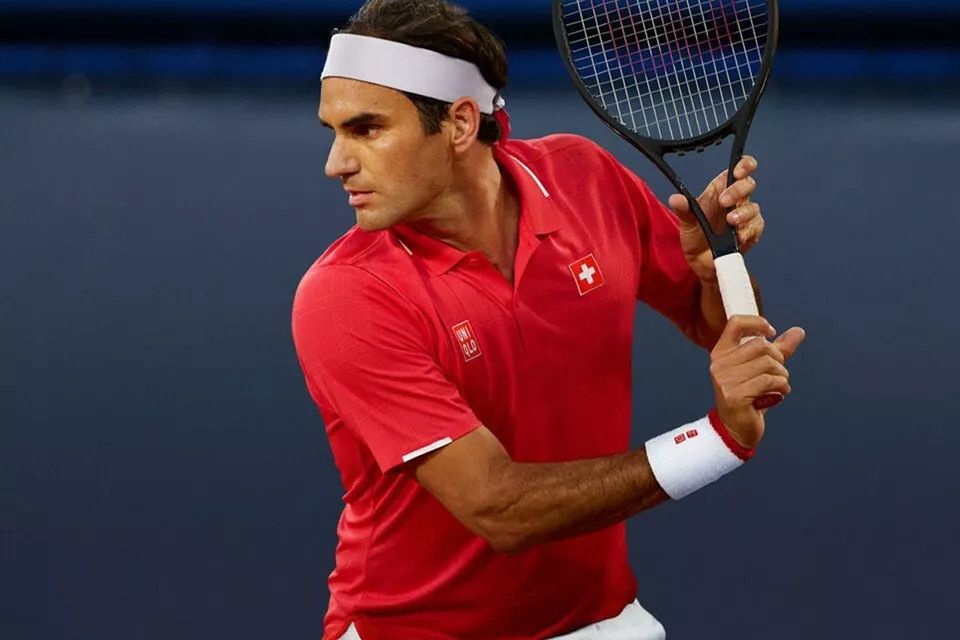Roger Federer x Uniqlo 2021 Olympics Tokyo DRY-EX Polo