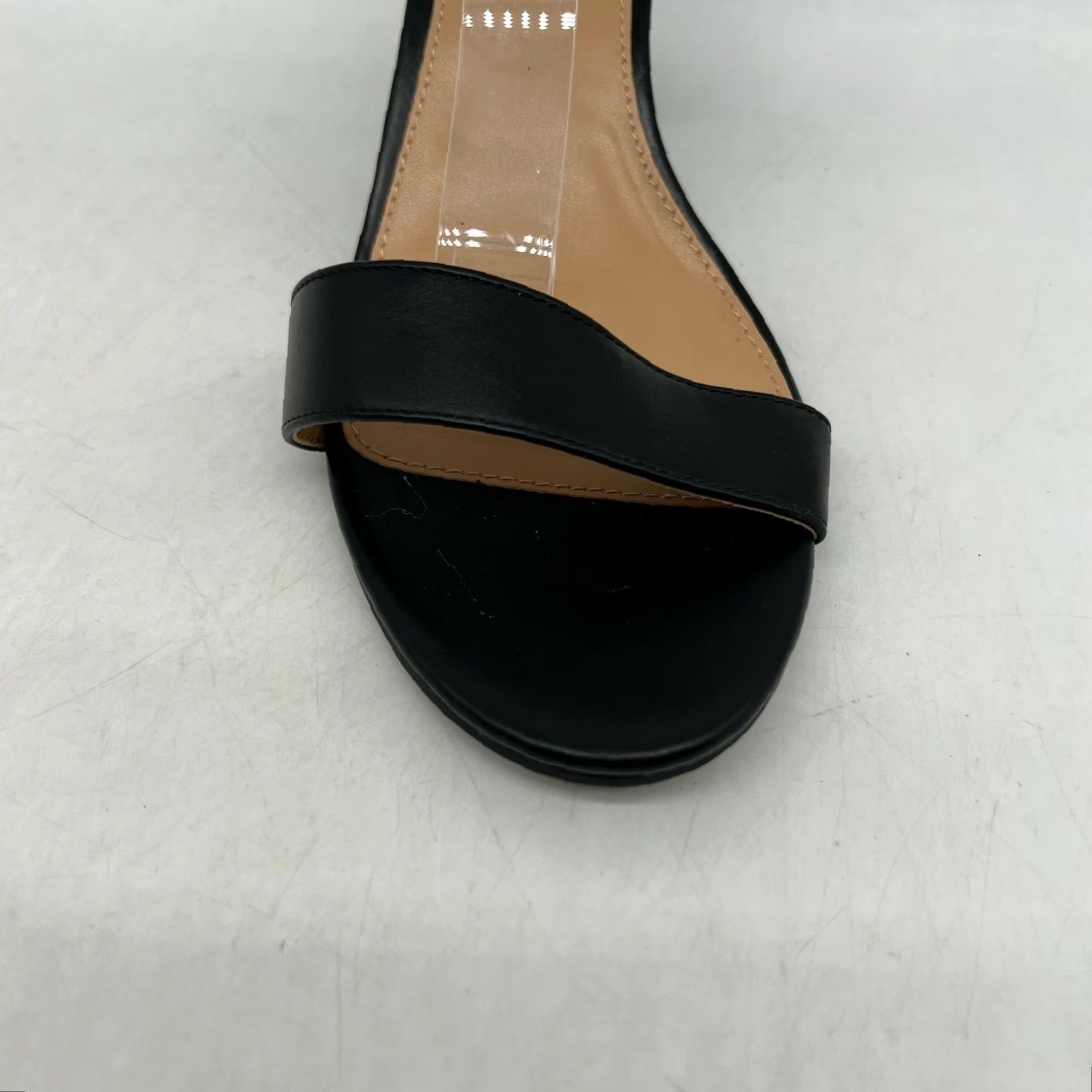 Vintage VINTAGE Report Womens Open Toe Strappy Block Heel Shoes Size 10 Black Comfort Party Size US 10 / IT 40 - 4 Thumbnail