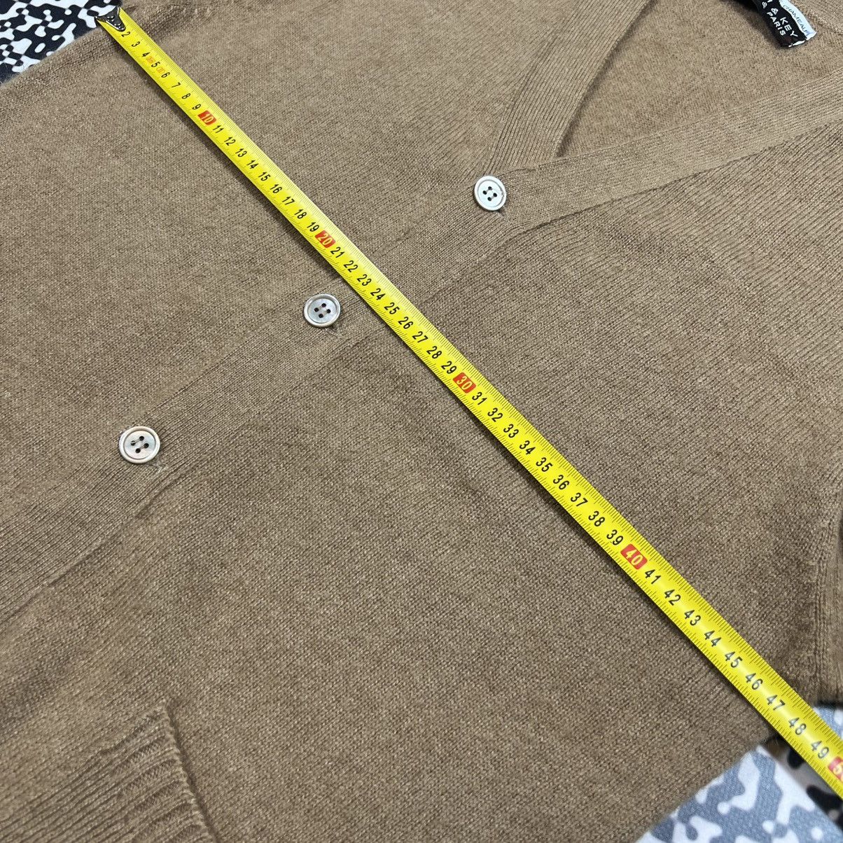 Hilditch & Key Vintage 90s Hilditch Key Camel Hair Retro Luxury Cardigan Size L / US 10 / IT 46 - 14 Thumbnail