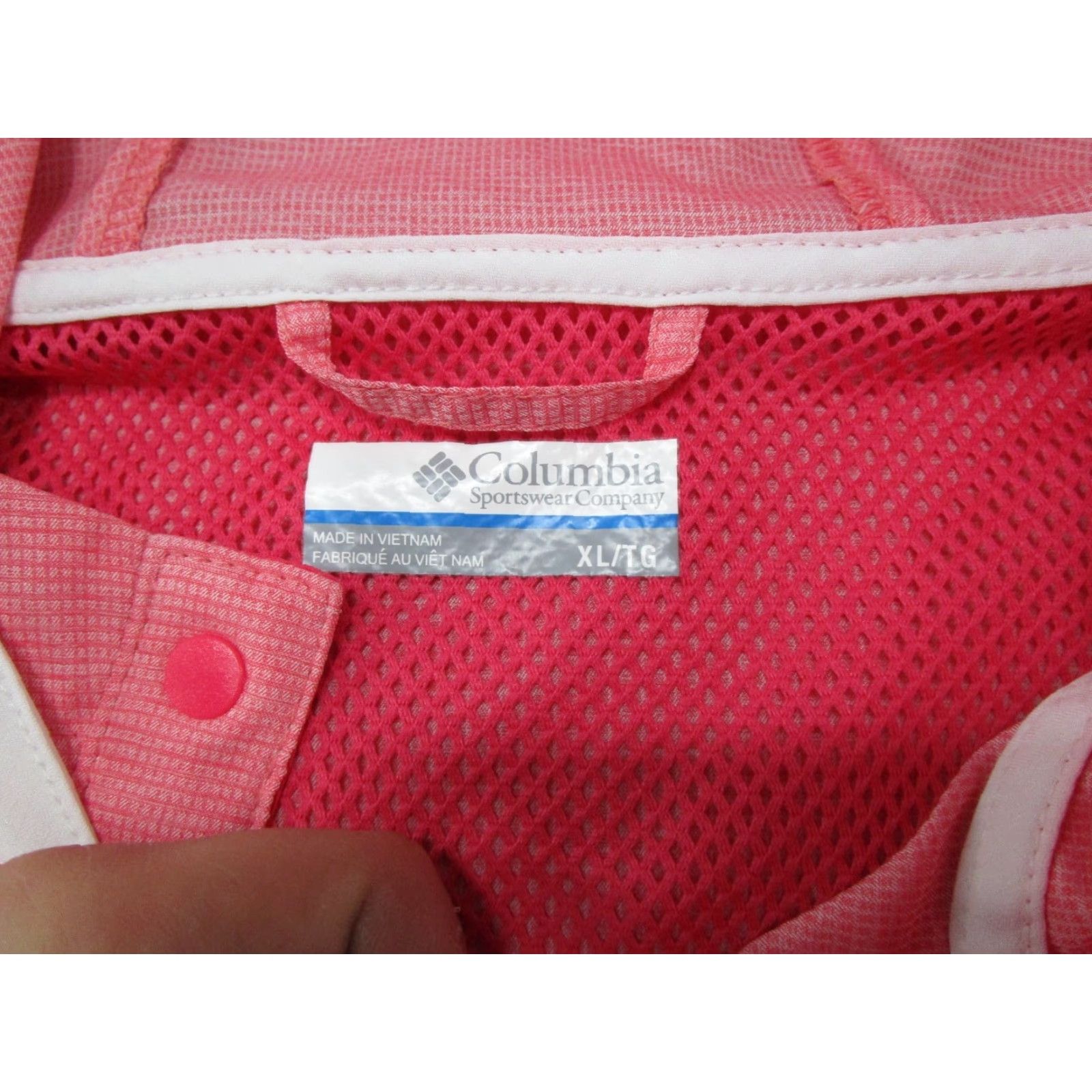 Pinko Columbia PFG Hoodie Women’s XL Pink 2 Tone Lightweight Pullover EUC Fishing Size XL / US 12-14 / IT 48-50 - 3 Thumbnail