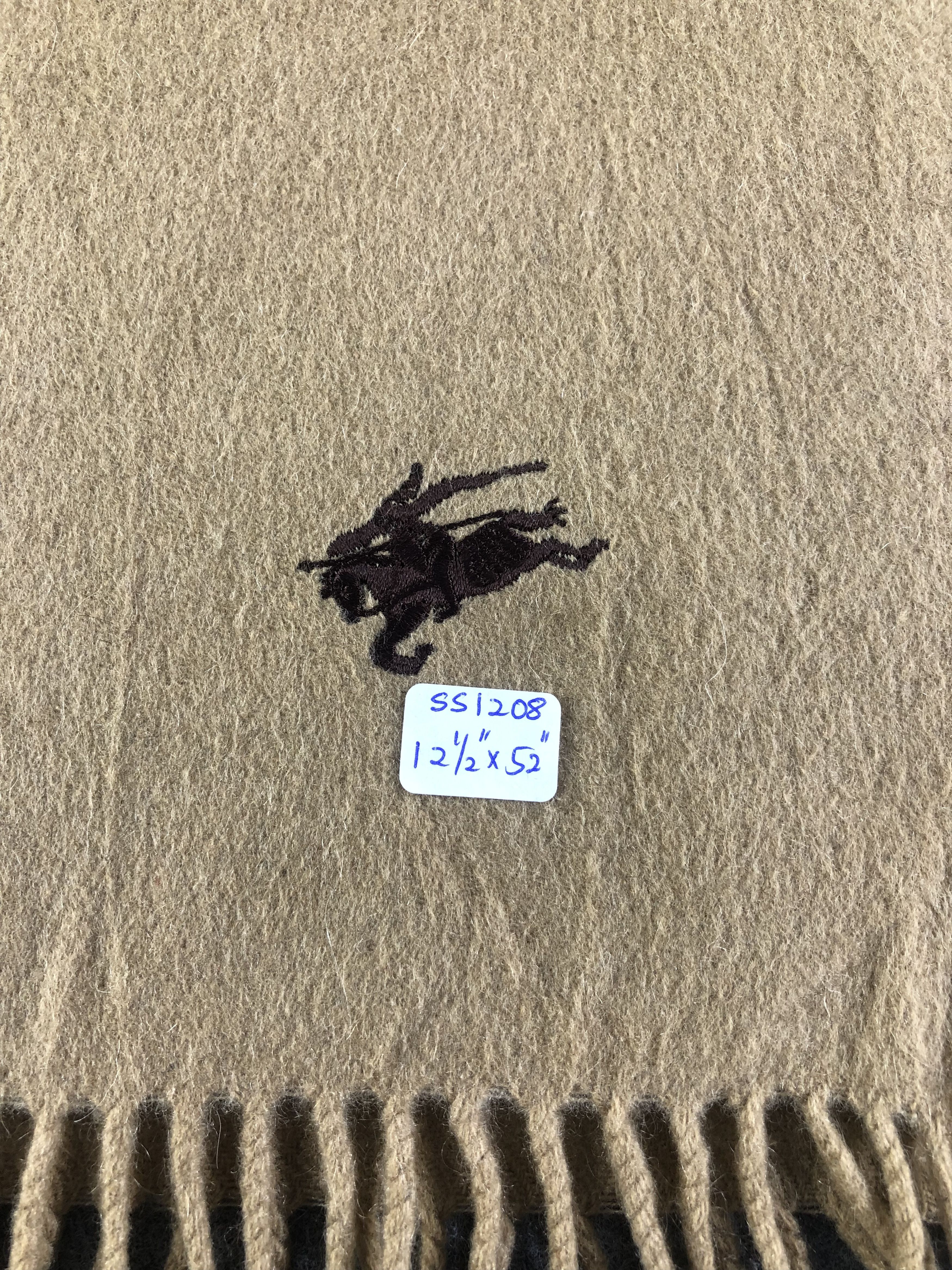 Burberry Burberry Pure Cashmere Scarf / Muffler / Neckwear Size ONE SIZE - 4 Thumbnail