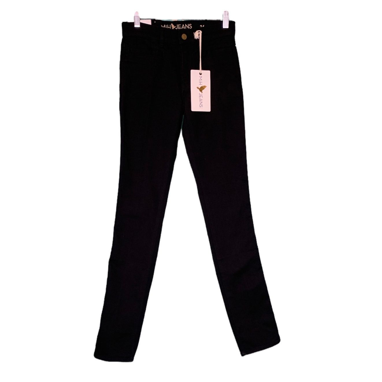 REVOLVE M.i.h. The Oslo black stretch slim jeans size 24 - 0 Size 25" / US 0 / IT 36 - 1 Thumbnail
