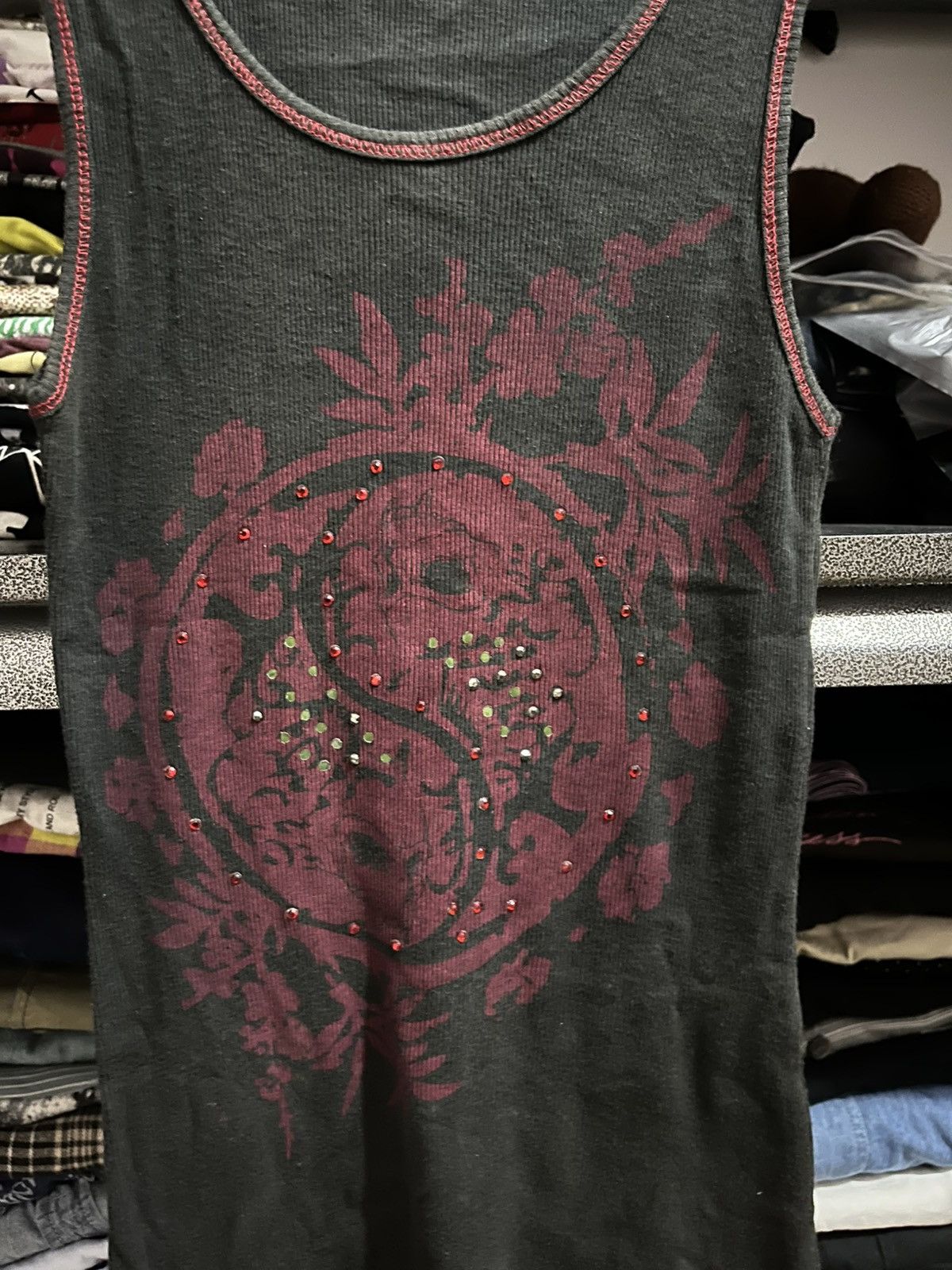 トップス ifsixwasnine LGB SLIP VEST+SKULL SNK 1 トップス ifsixwasnine LGB SLIP VEST+SKULL SNK 1 IF SIX WAS NINE