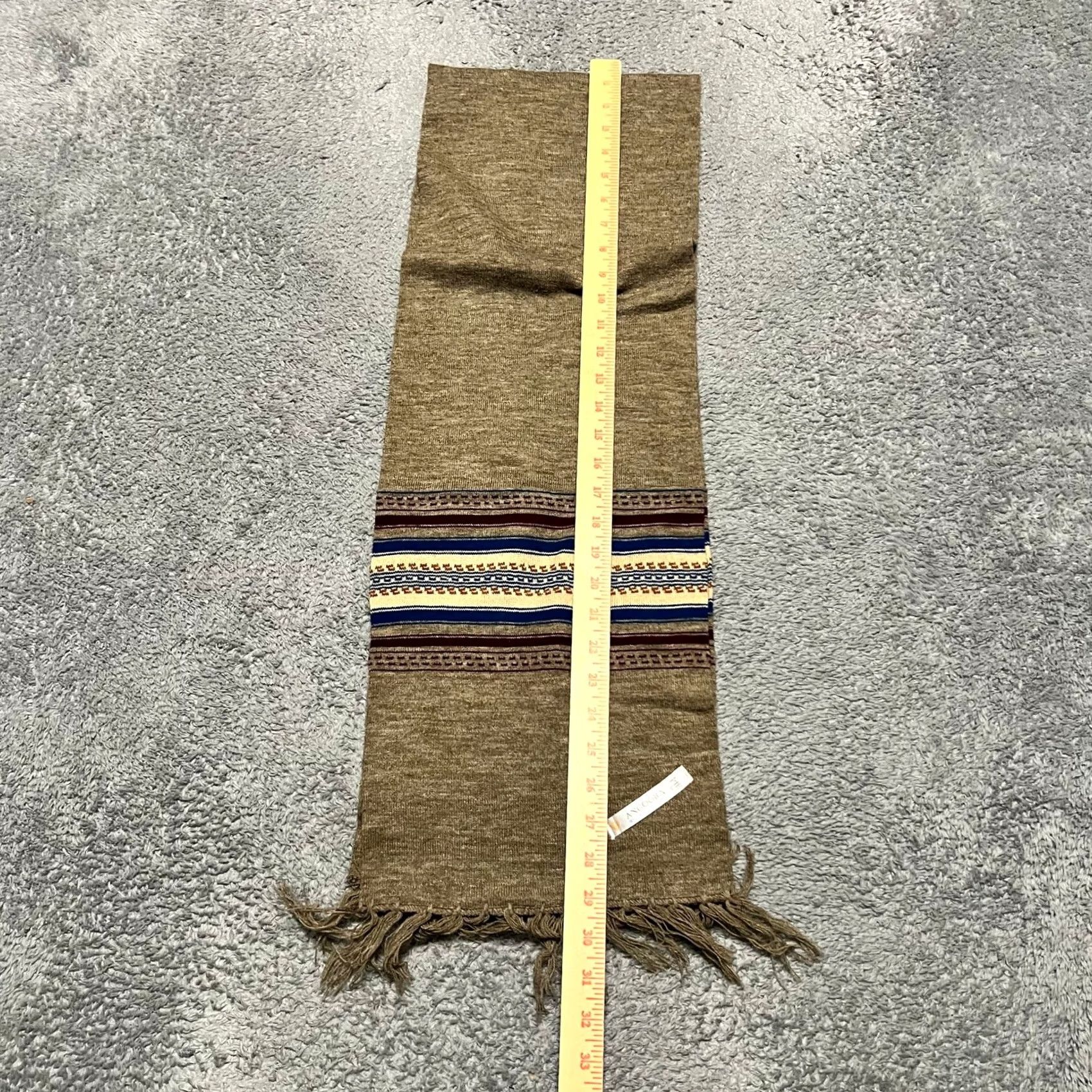 Vintage New neelam Angoora Scarf Adult Brown Winter Unisex Size ONE SIZE - 3 Thumbnail
