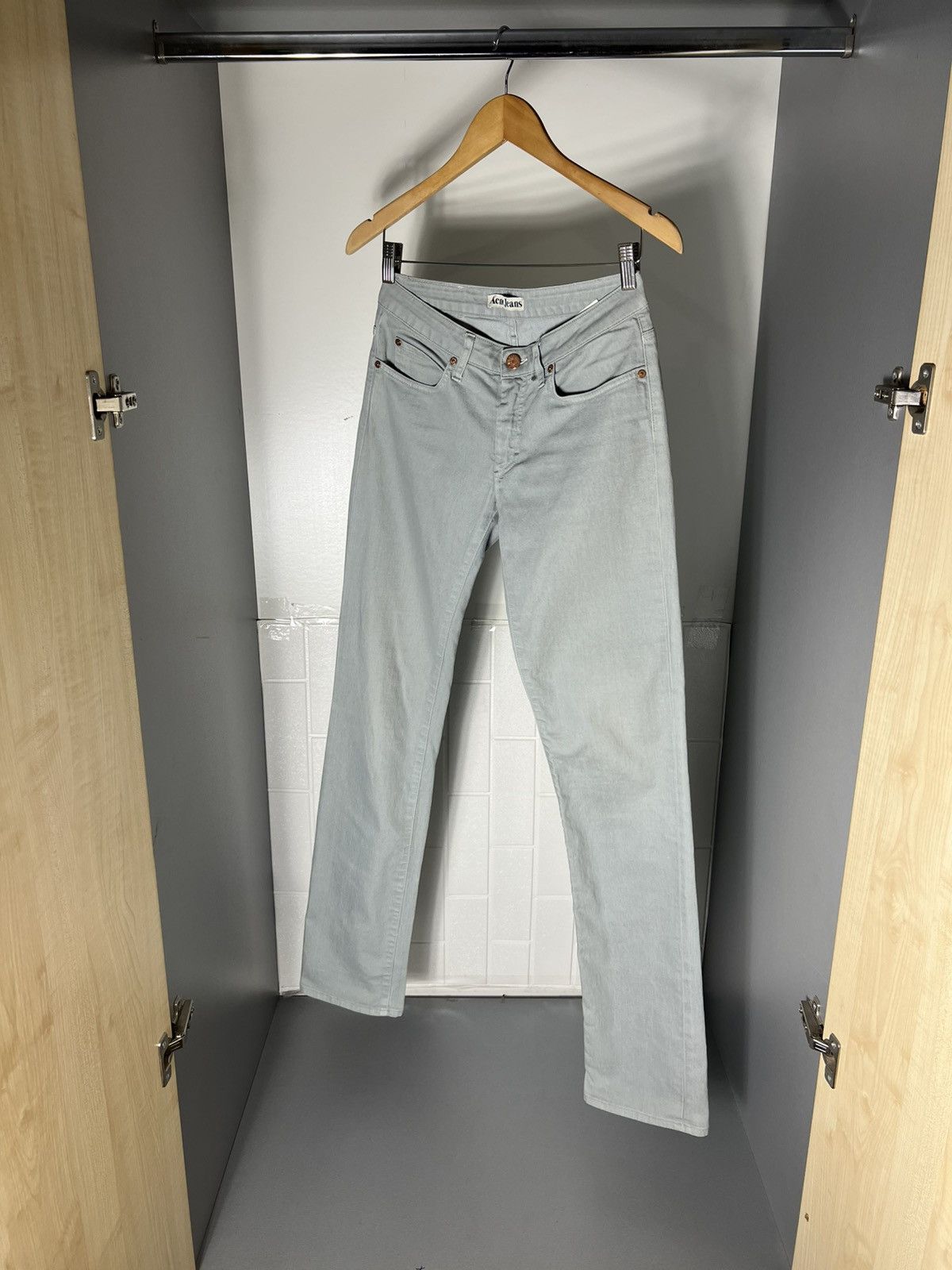 Acne Studios VINTAGE ACNE JEANS CASUAL ITALIAN DESIGNER DENIM RETRO Y2K Size 28" / US 6 / IT 42 - 9 Thumbnail