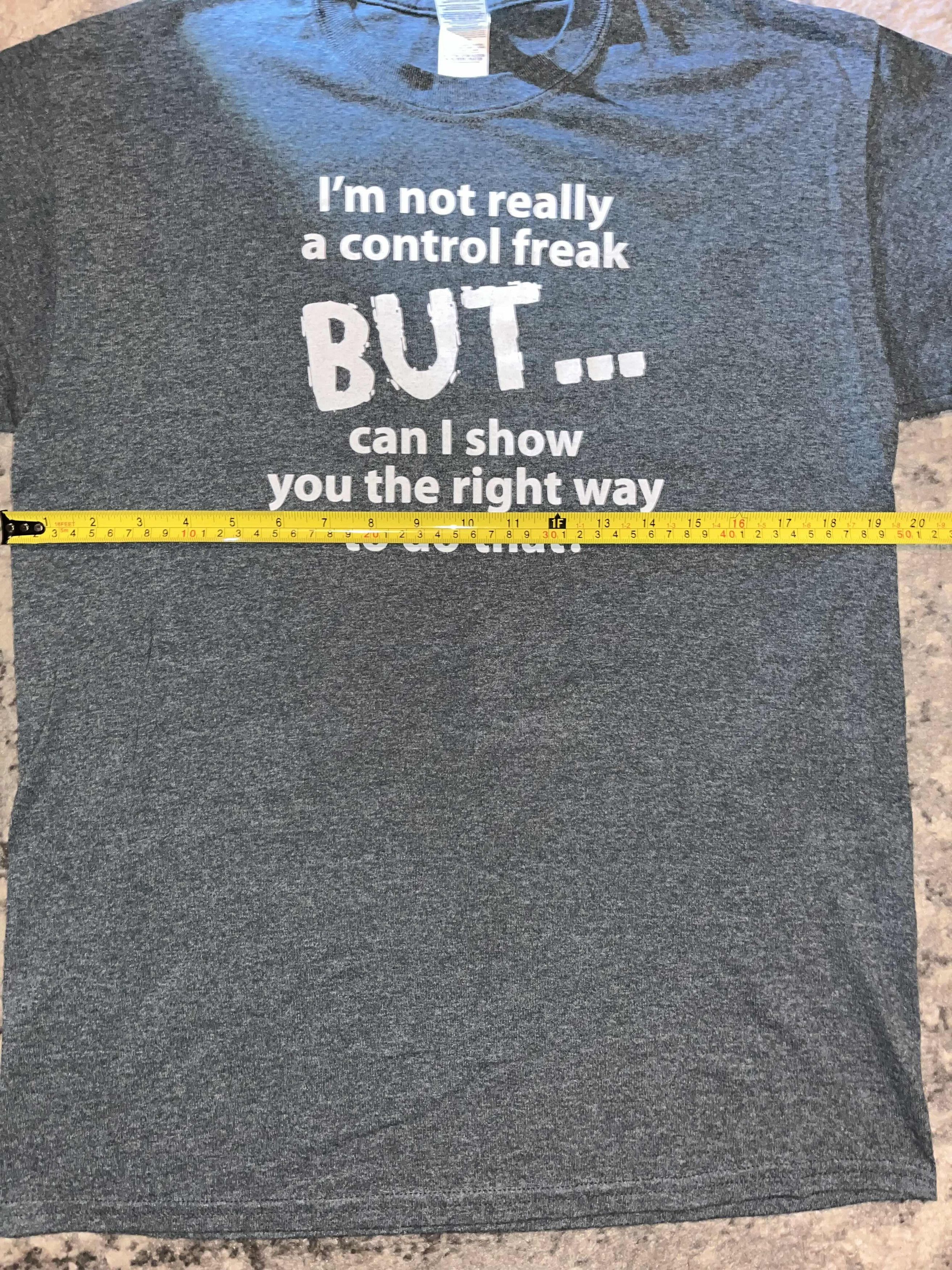 Vintage Funny Y2K I'm Not Really A Control Freak But... Shirt Size US M / EU 48-50 / 2 - 3 Thumbnail