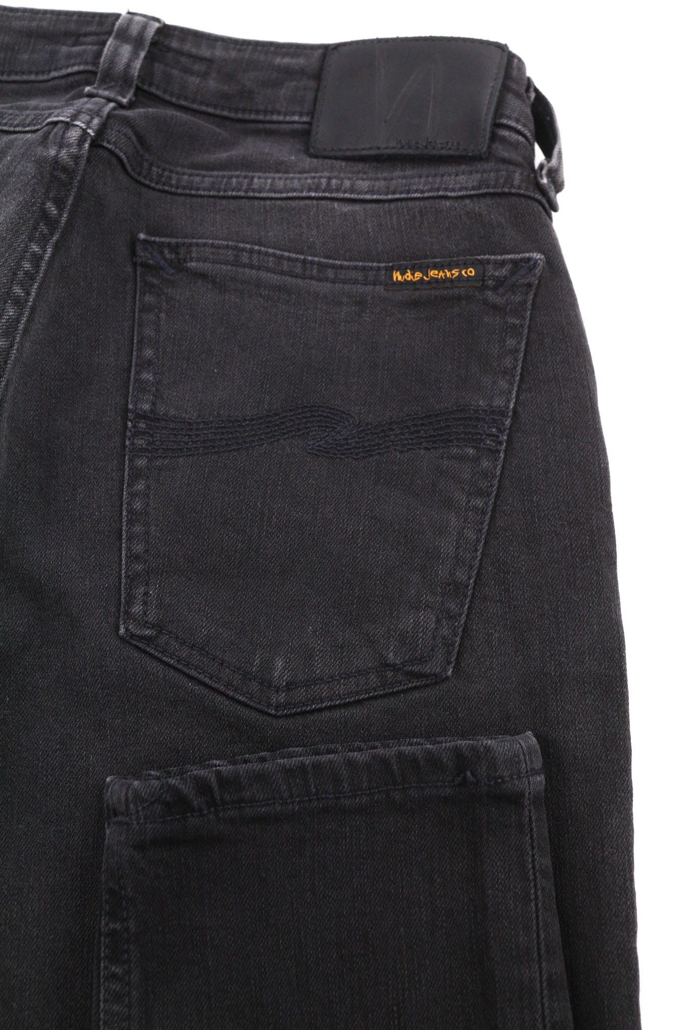 Nudie Jeans SKINNY LIN W30/L32 Used Black Organic Washed 81914 Size US 30 / EU 46 - 5 Thumbnail