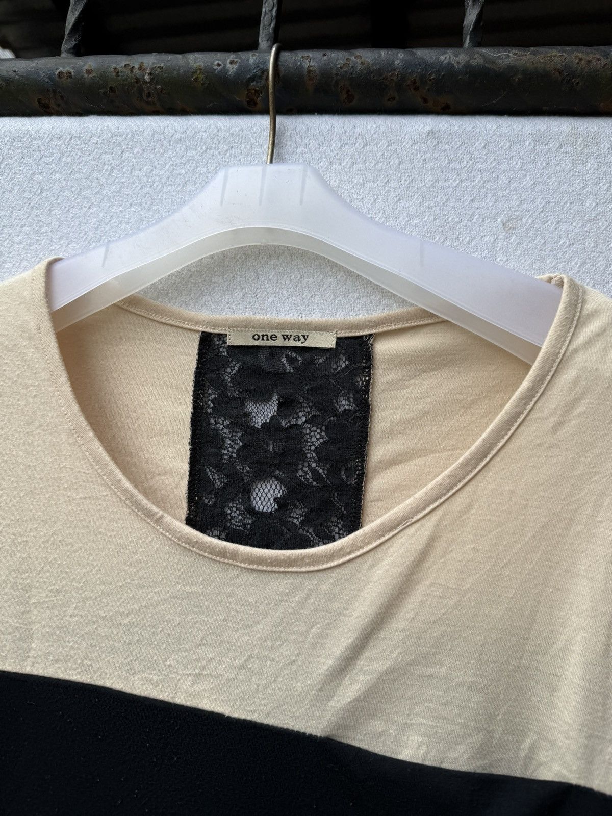 Japanese Brand one way cross mesh tee Size US L / EU 52-54 / 3 - 7 Thumbnail