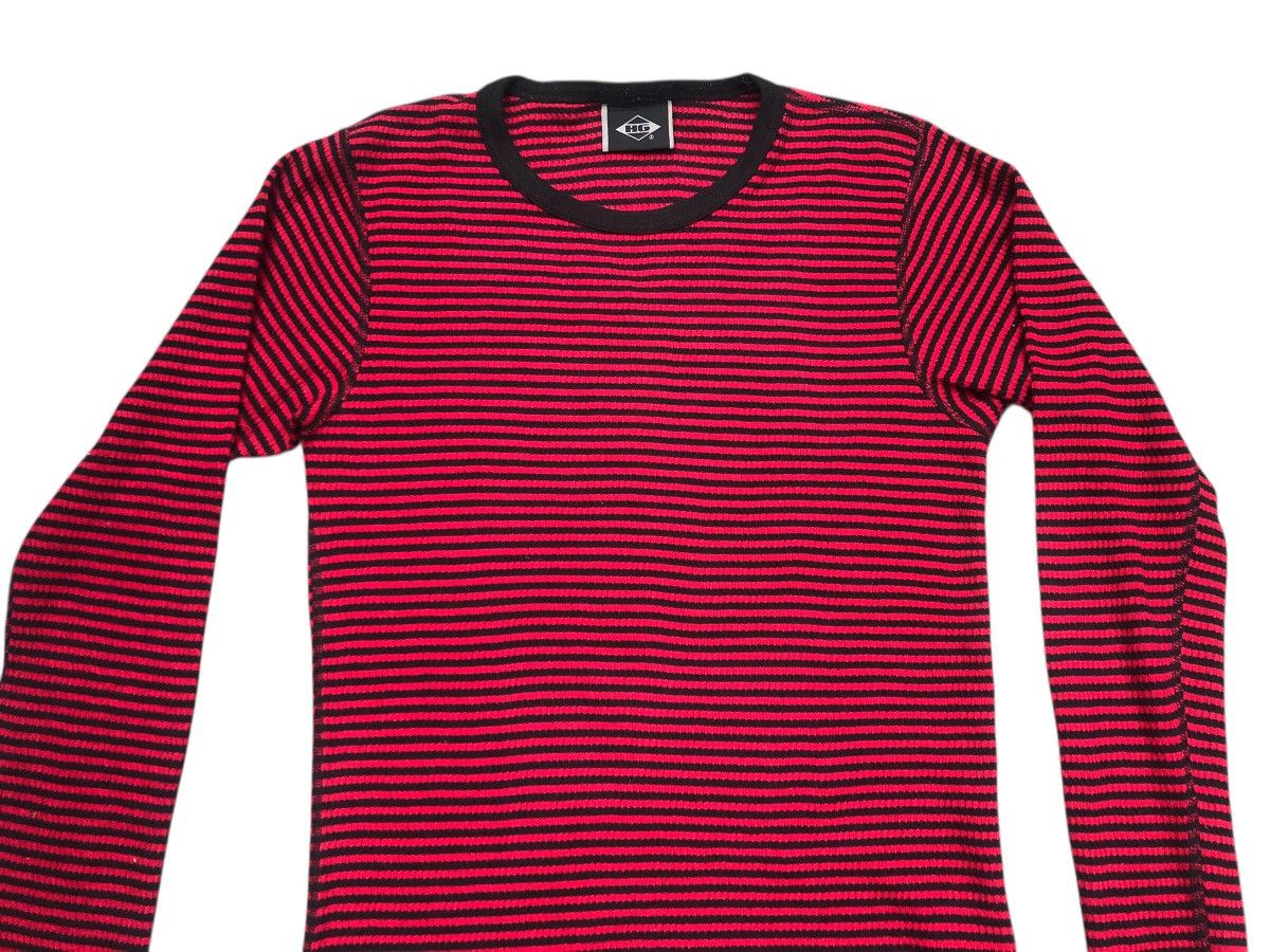 Hysteric Glamour 🔥Vintage HYSTERIC GLAMOUR Stripes Grunge Longsleeve T-Shirt Size M / US 6-8 / IT 42-44 - 3 Thumbnail
