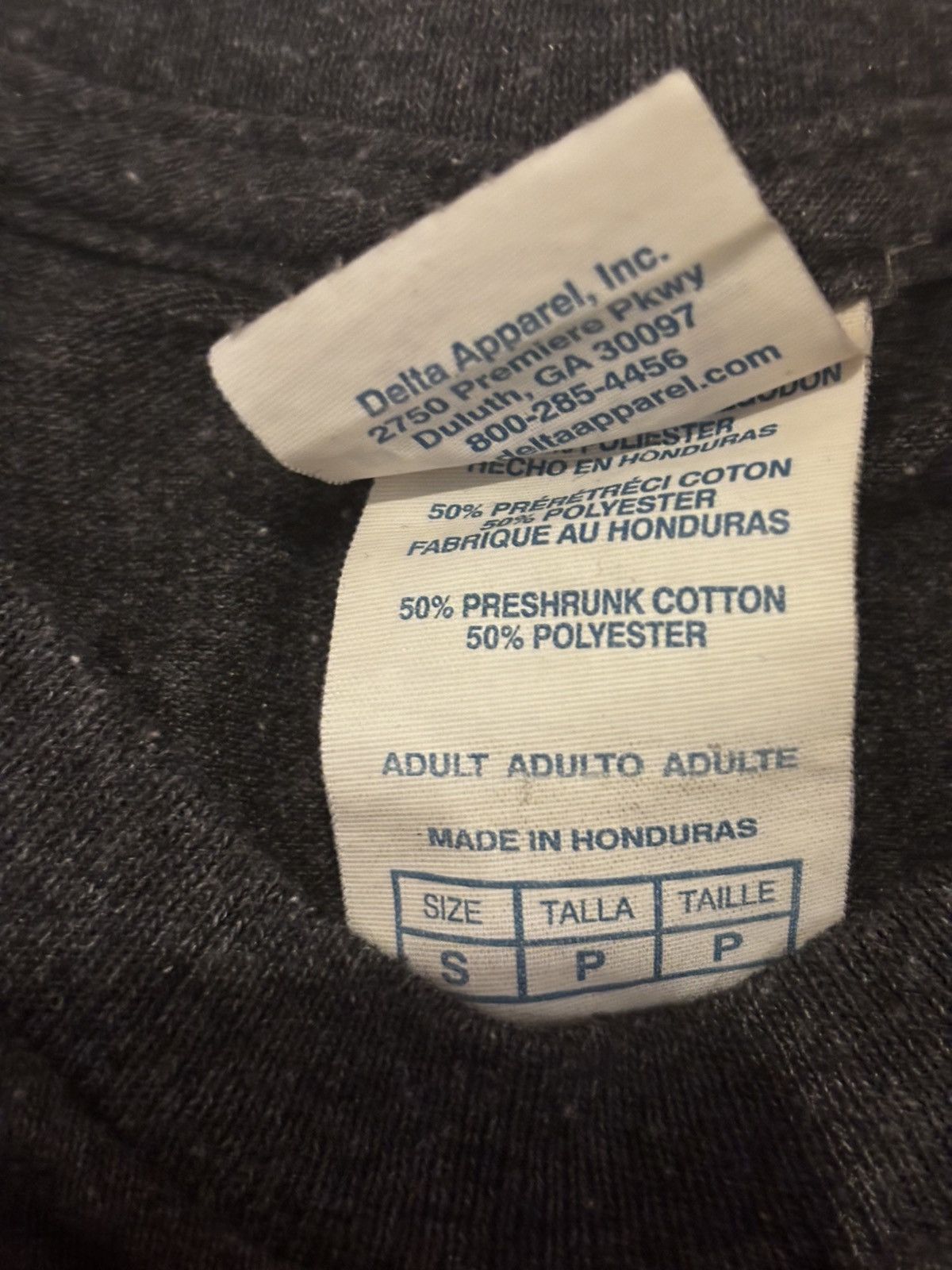 Delta Gray USA embroidered T.shirt.mt8540 Size US XXS / EU 40 - 6 Thumbnail
