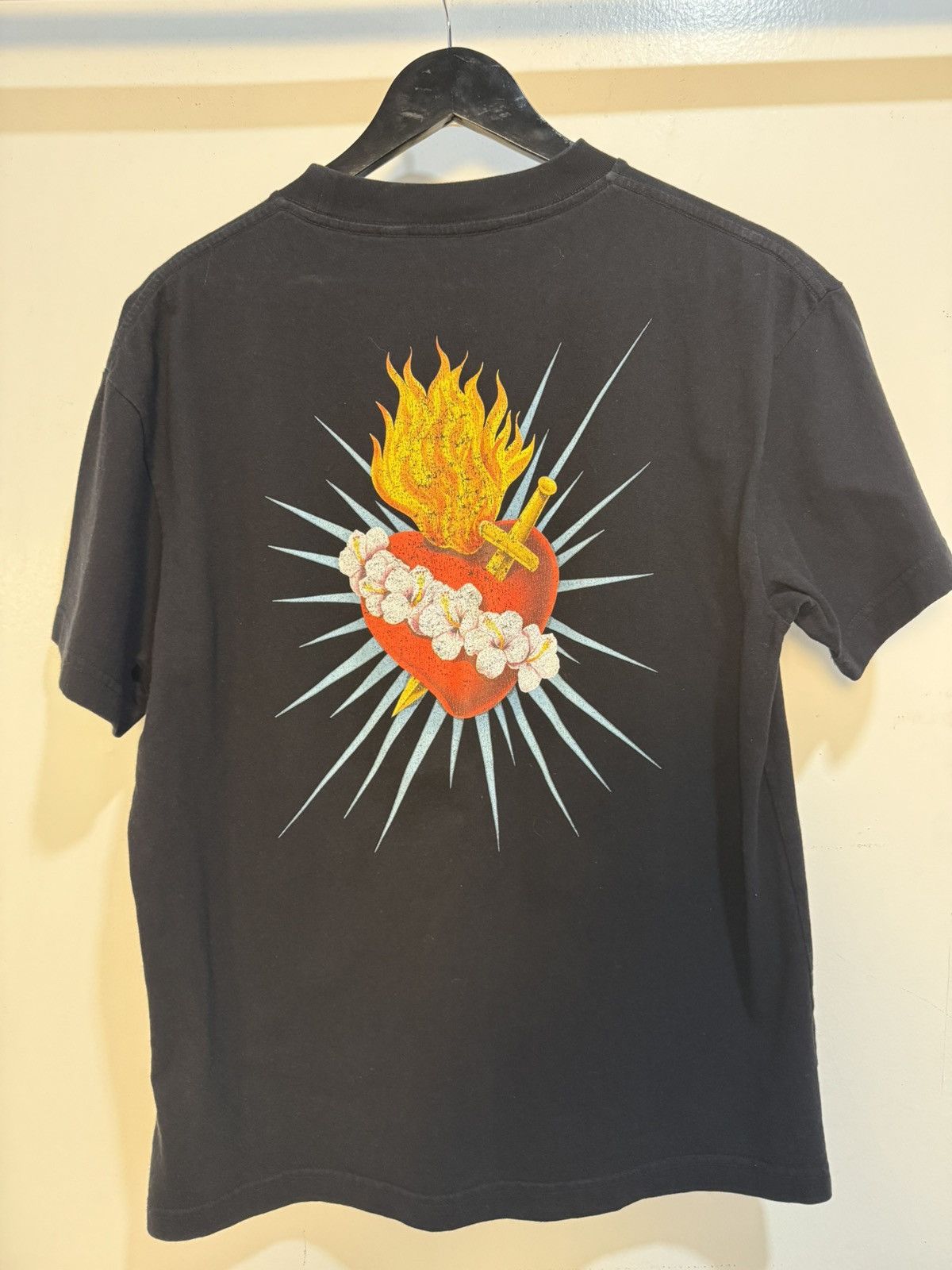 Palm Angels Palm Angels Back Sacred Heart Tee Size US M / EU 48-50 / 2 - 4 Thumbnail