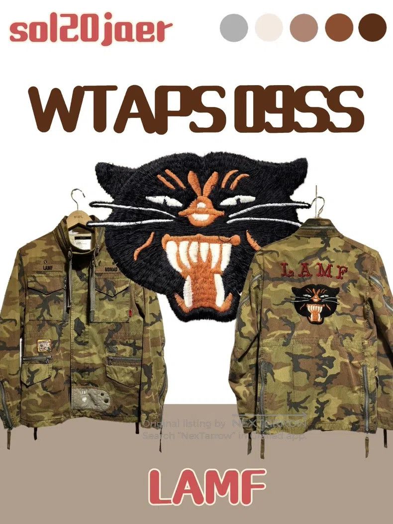 Wtaps Wtaps Camouflage jacket with a monkey head Size US S / EU 44-46 / 1 - 1 Thumbnail